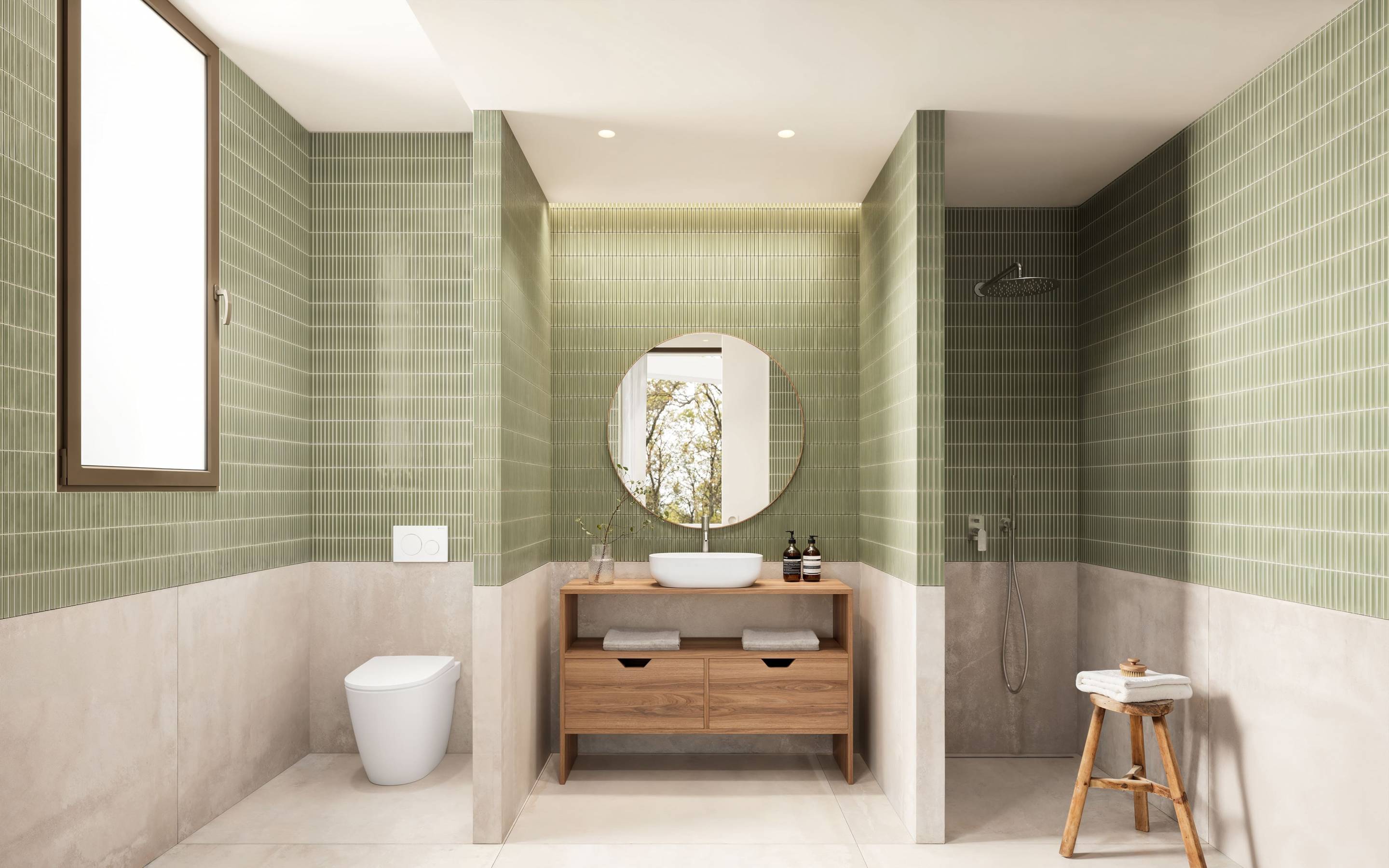 En-suite bathroom in 4-bedroom new-build villa, Algorfa