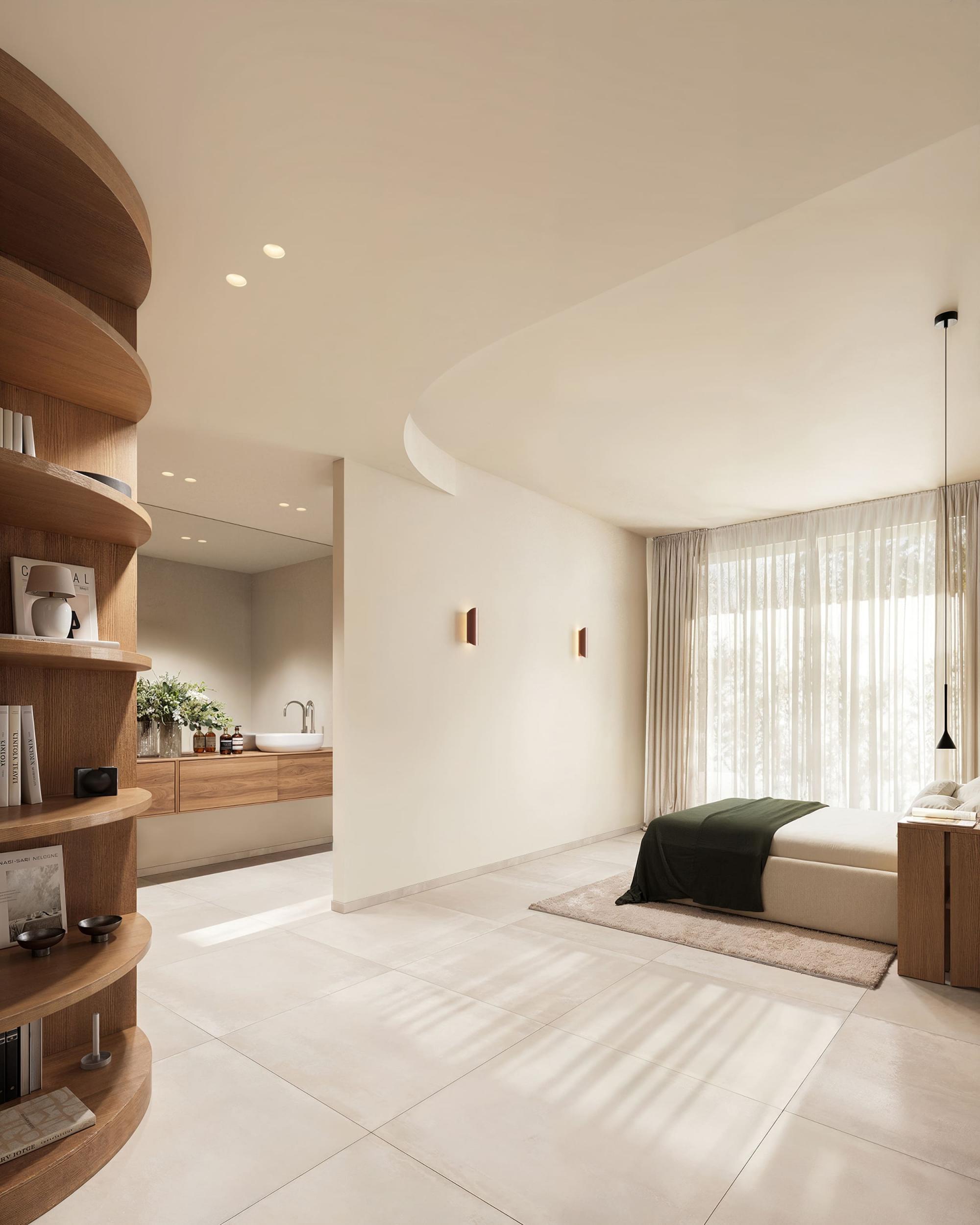 Living room interior in new-build villa, Algorfa, Alicante