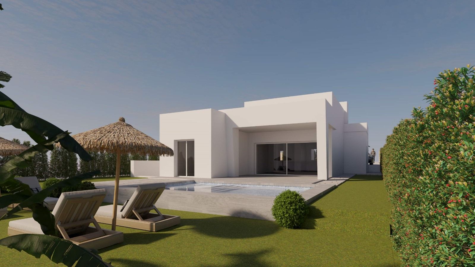 Second bathroom in 3-bedroom new-build villa, Algorfa