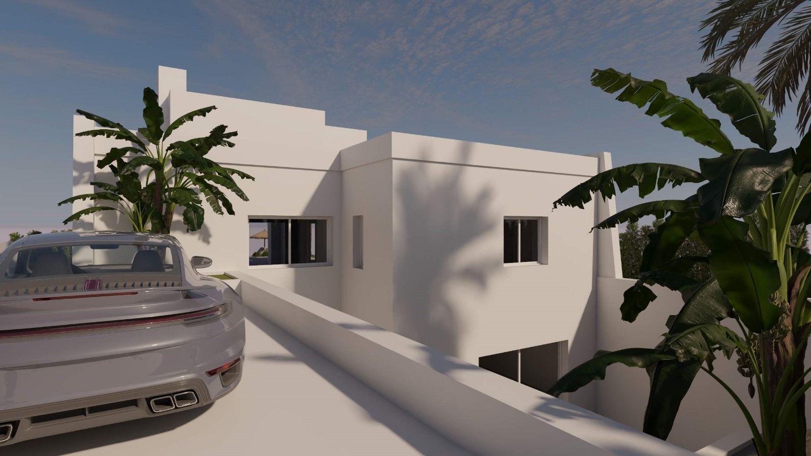 Plot and surrounding landscape of new-build villa, Algorfa