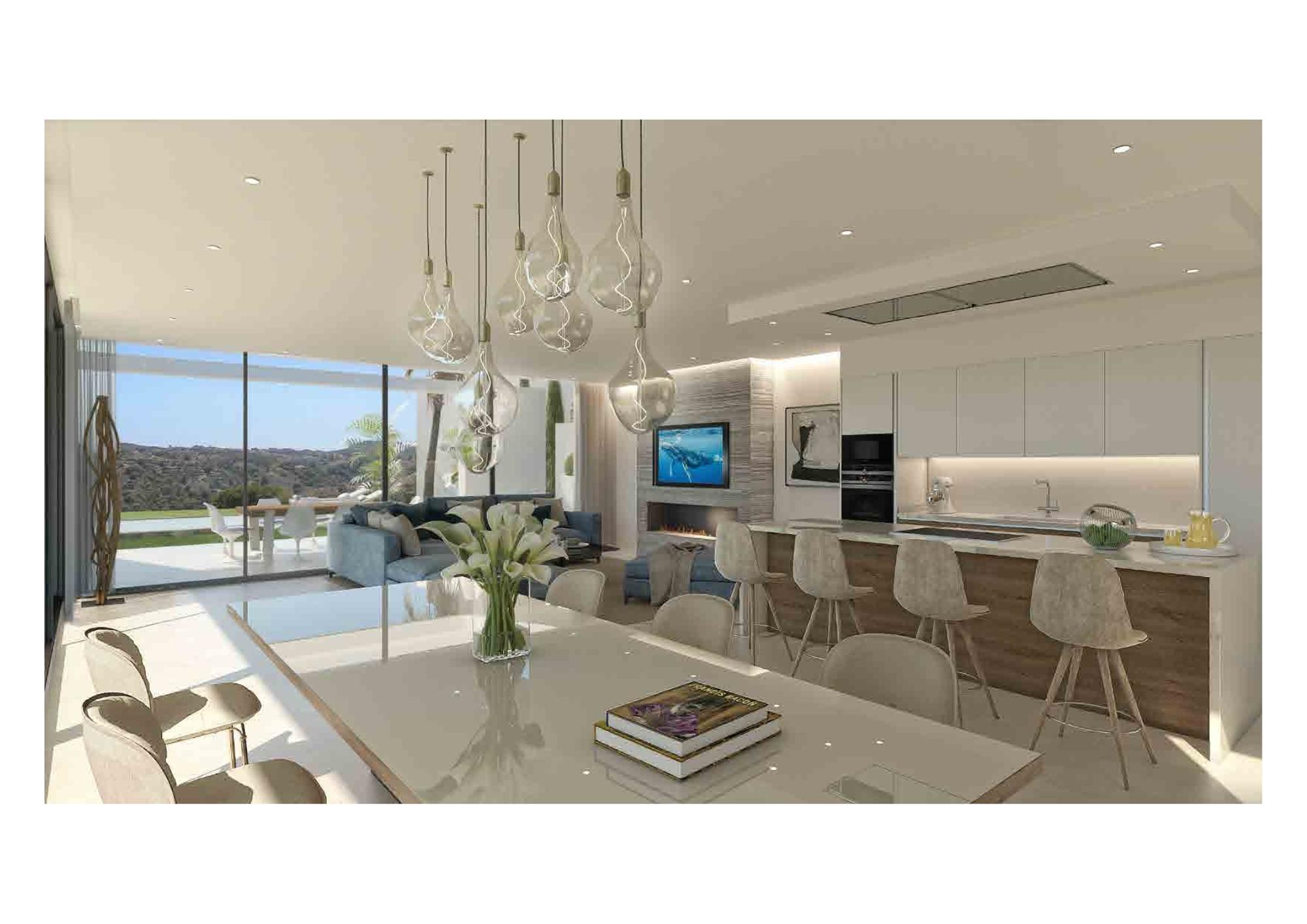 Exterior side view of villa plot in La Cala Golf, Mijas