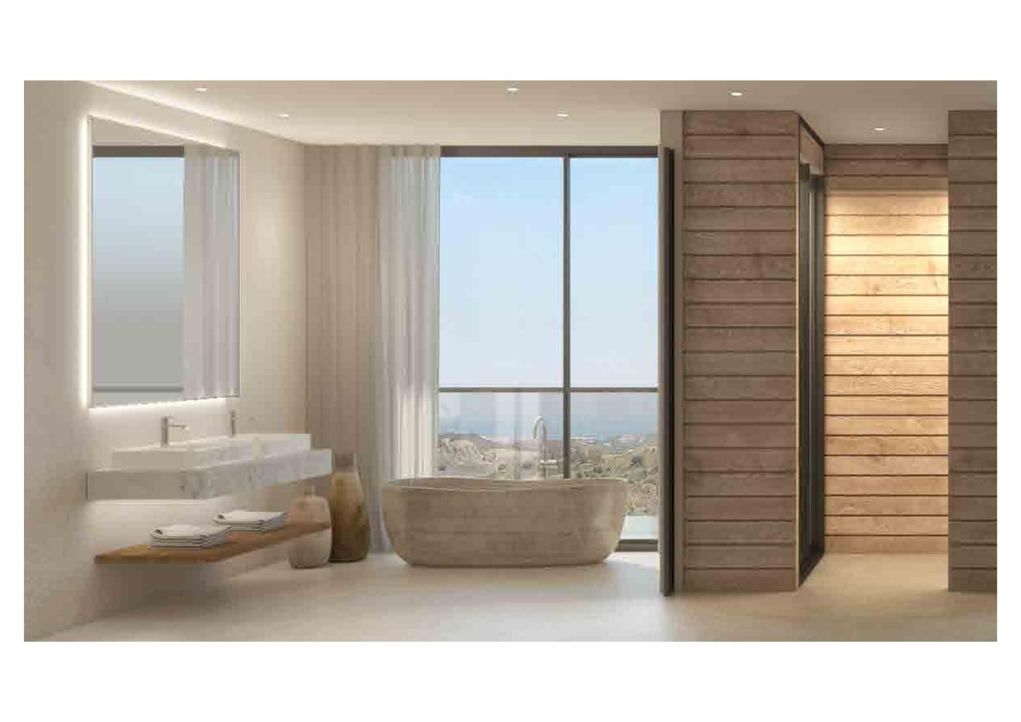 View from terrace of new-build villa, La Cala Golf, Mijas