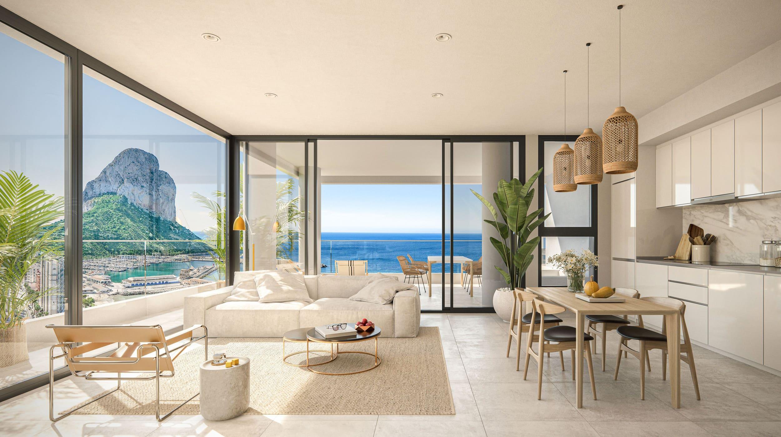 Second view of the apartment interior, Ifach