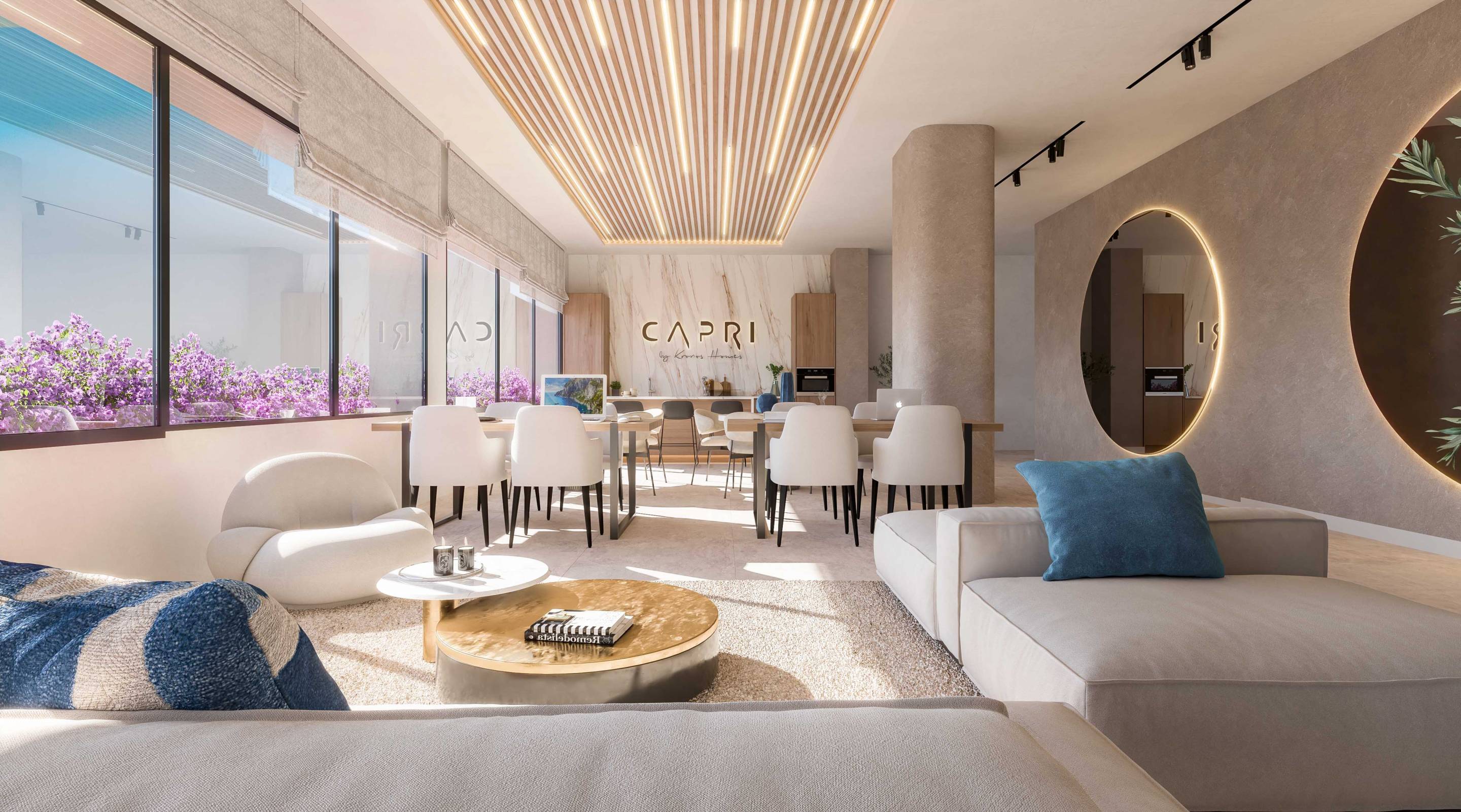 Render or plan view of 2-bedroom apartment layout, La Concha-Resina Golf