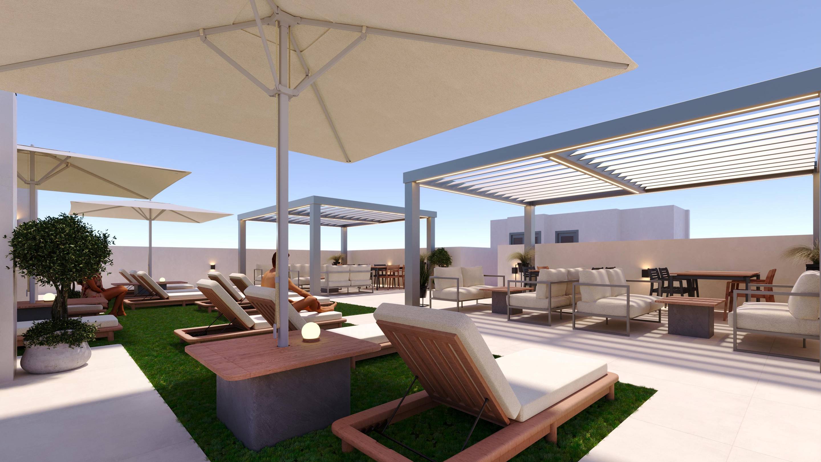 Street view of the apartment in Pueblo 9, San Miguel De Salinas