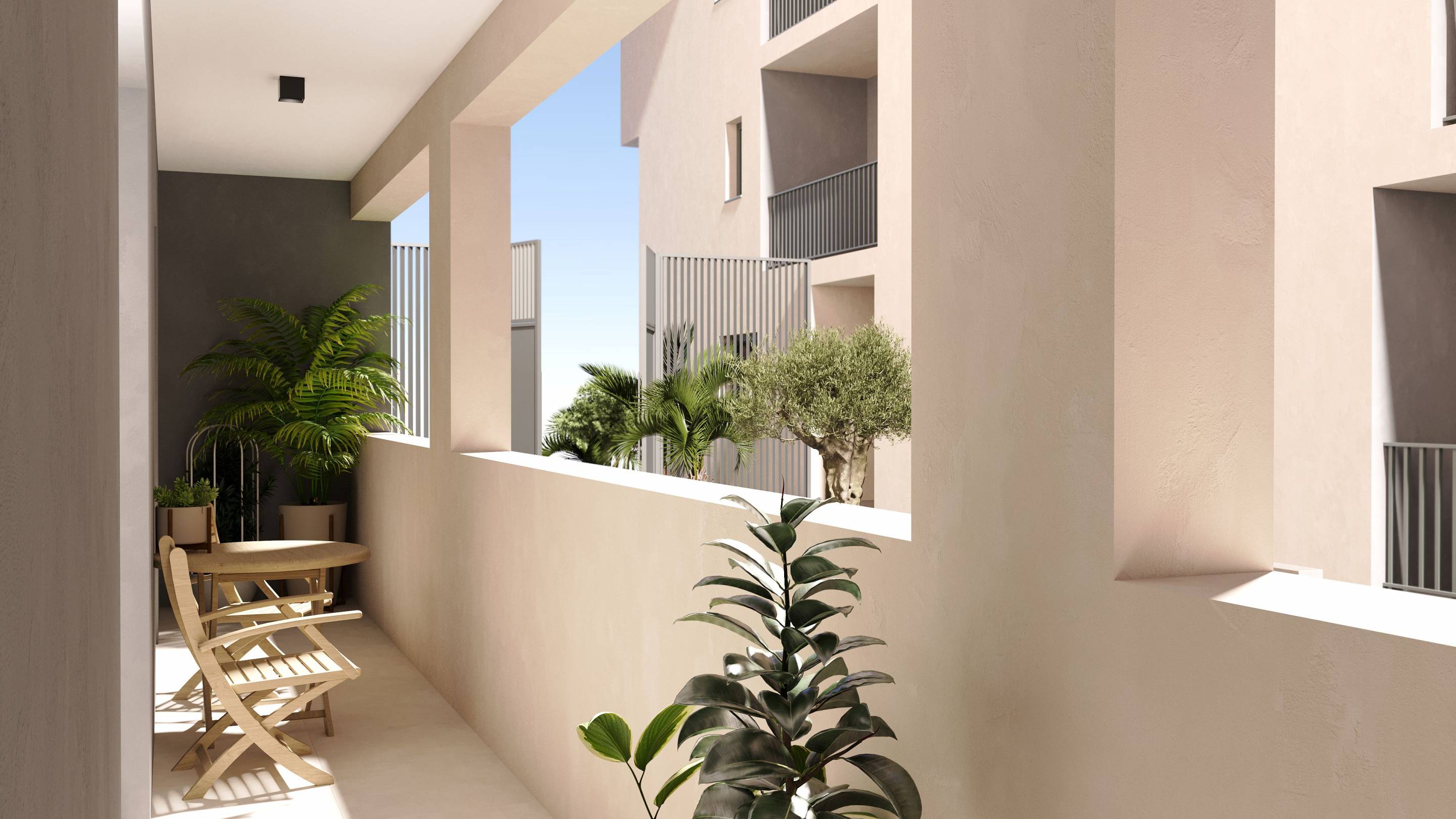 Complex grounds of the apartment in Pueblo 9, San Miguel De Salinas (view 30)