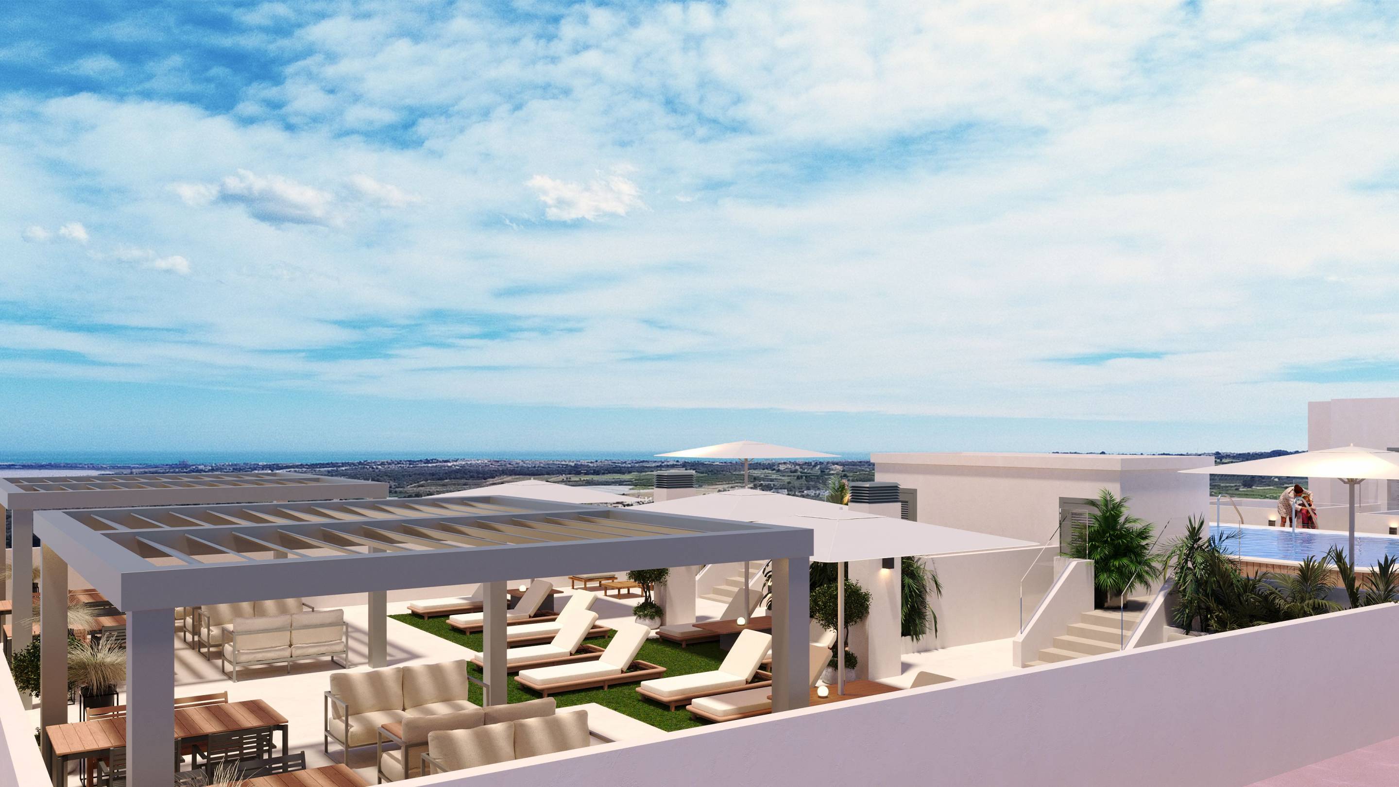 Building detail of the apartment in Pueblo 9, San Miguel De Salinas (view 41)