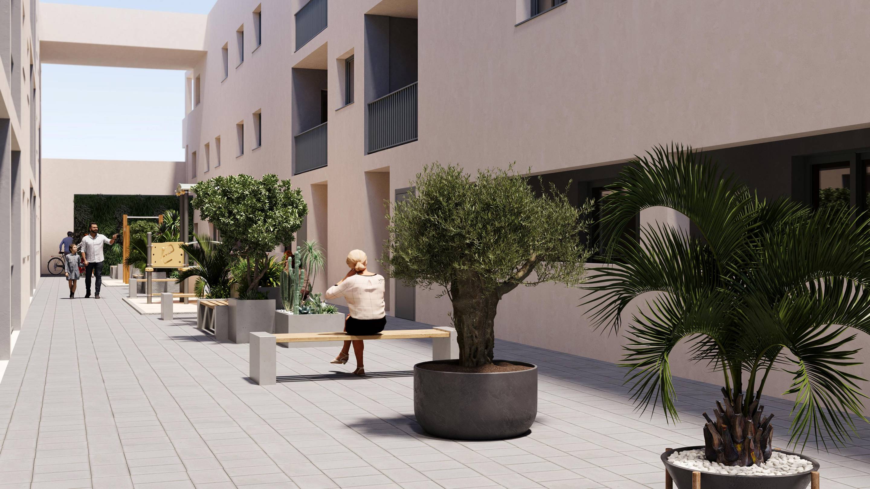 Terrace or outdoor area, Pueblo 9