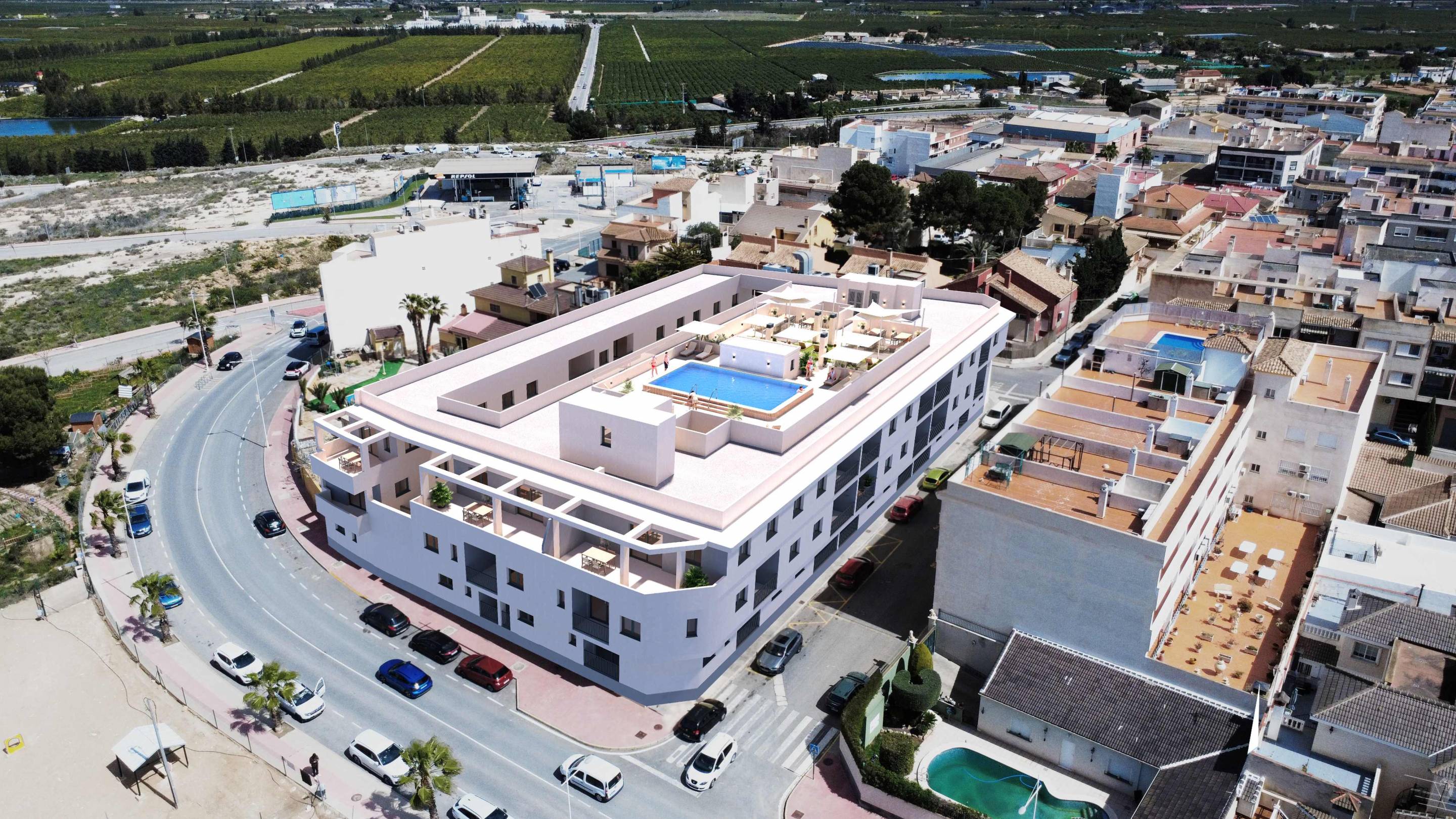 Apartment for sale in Pueblo 9, San Miguel De Salinas - new build residential complex exterior