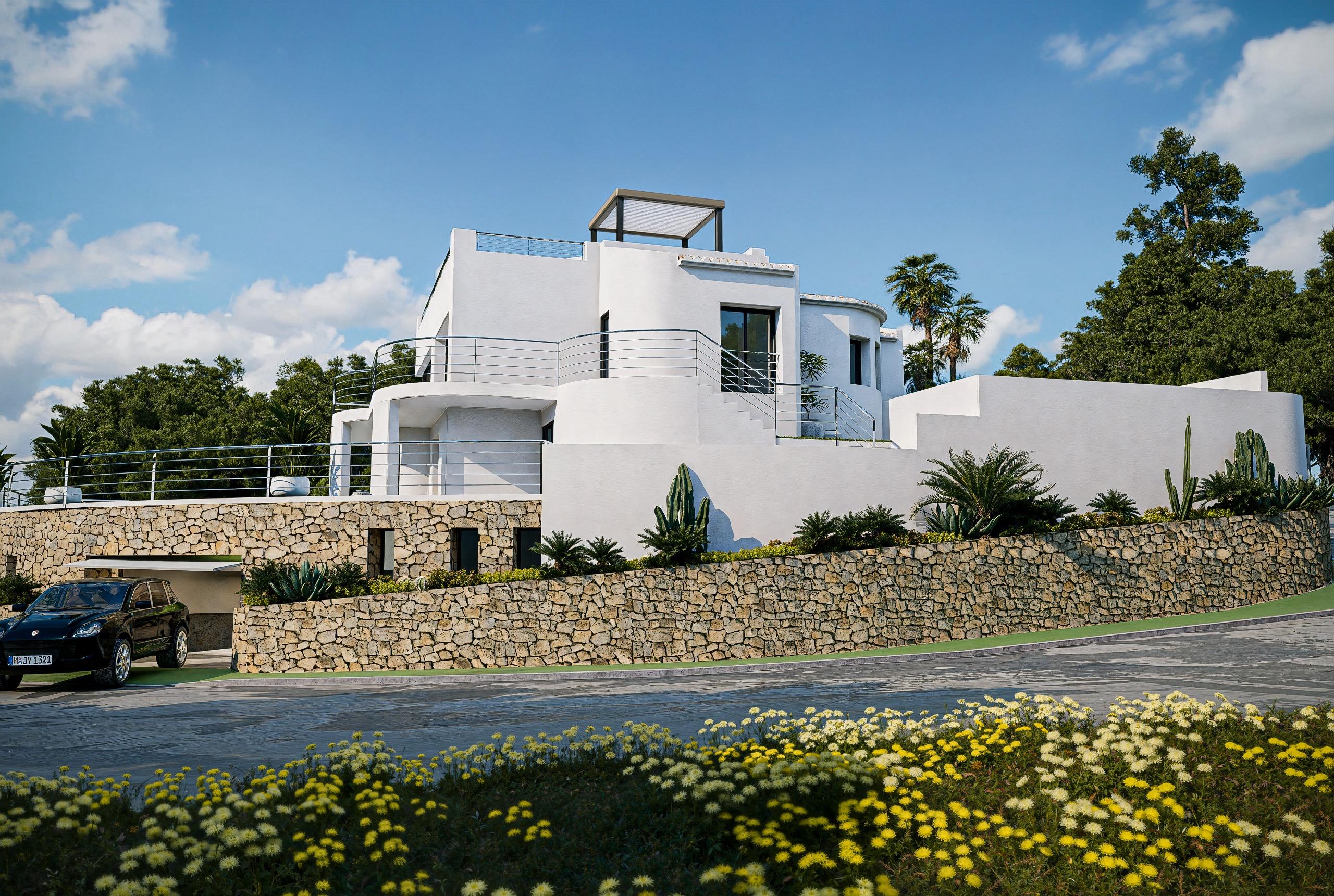 Interior detail of new-build villa, Altea Hills, Altea