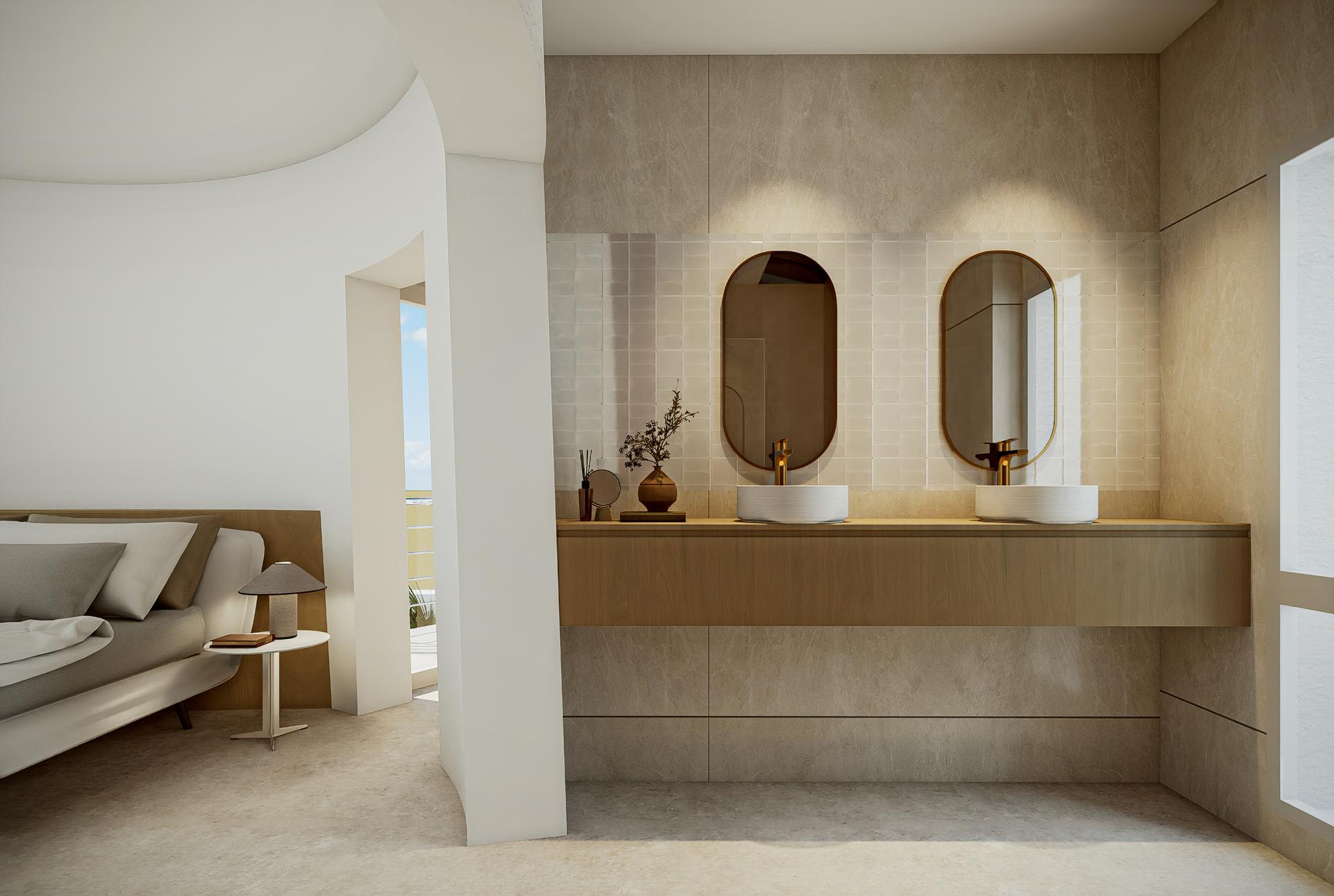 En-suite bathroom in new-build villa, Altea Hills, Altea