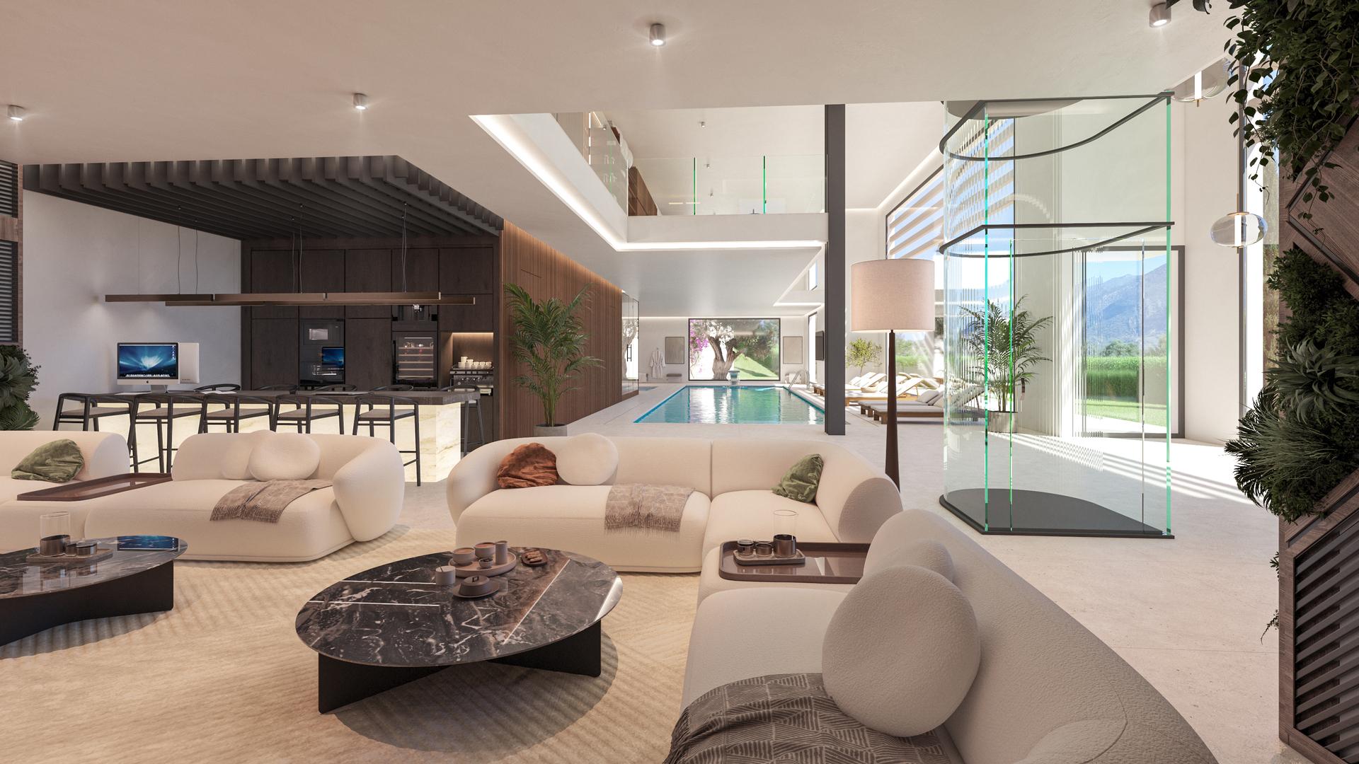 Main bedroom in 2-bedroom new-build apartment, Aloha, Marbella