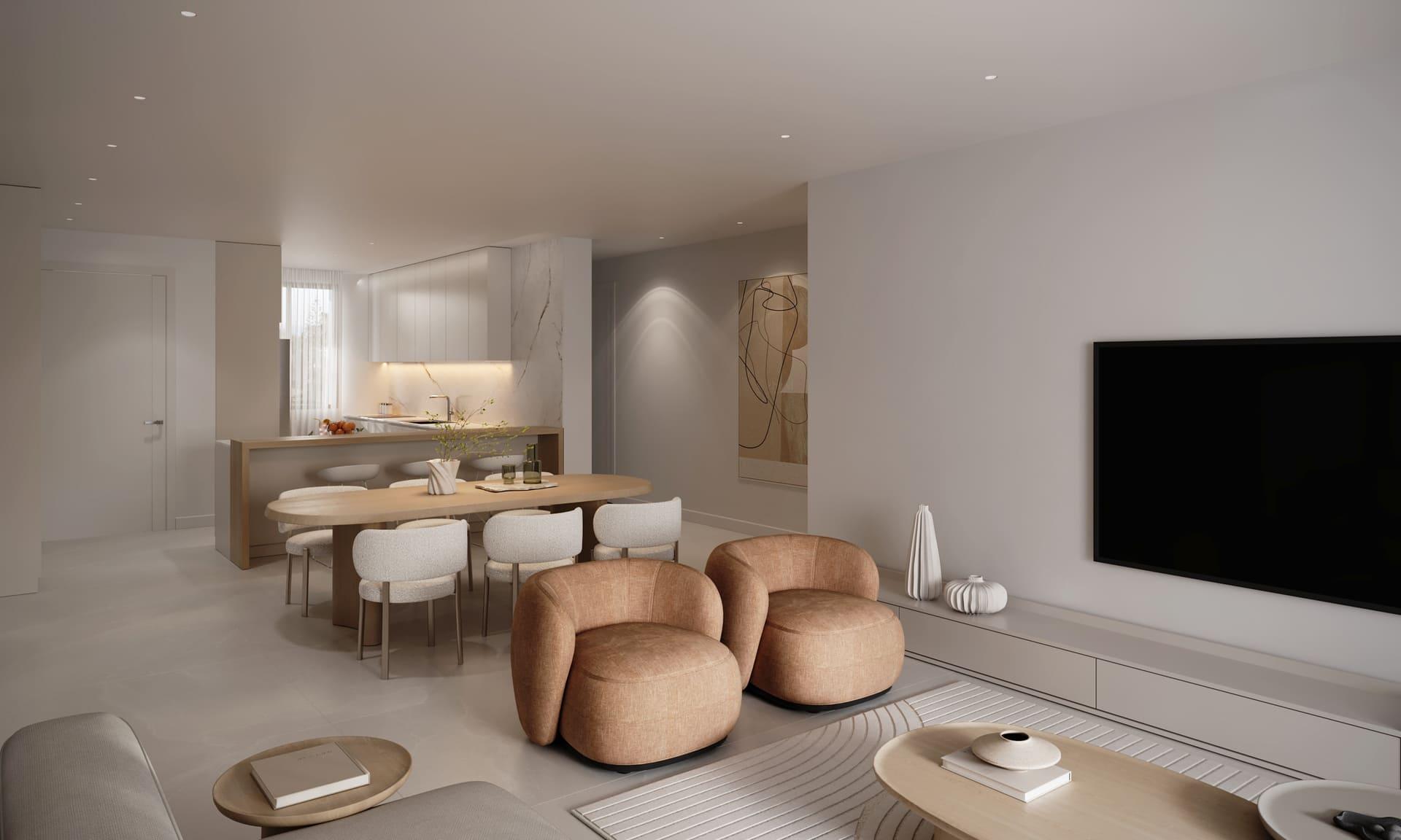 Master bedroom with en-suite access, Sotoserena penthouse, Estepona