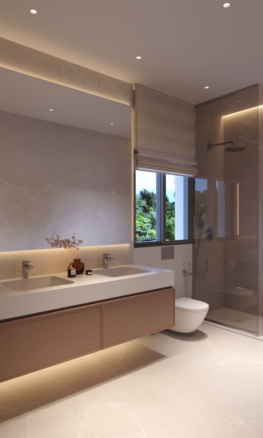 En-suite bathroom in 4-bedroom apartment, Sotoserena, Estepona