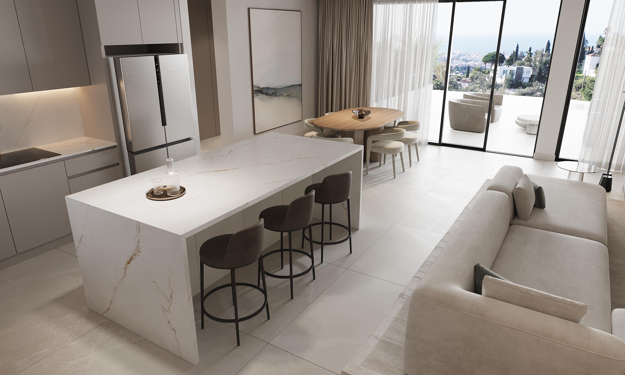 Utility or laundry area in new-build apartment, Sotoserena, Estepona