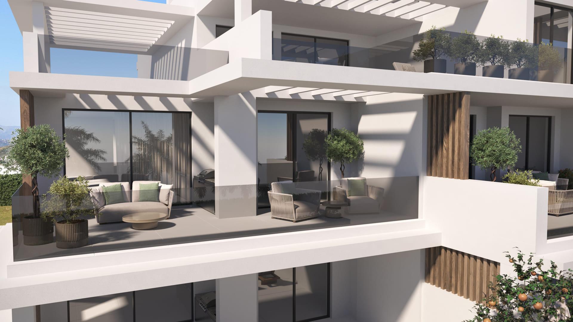 Kitchen appliances and cabinetry detail, Sotoserena, Estepona