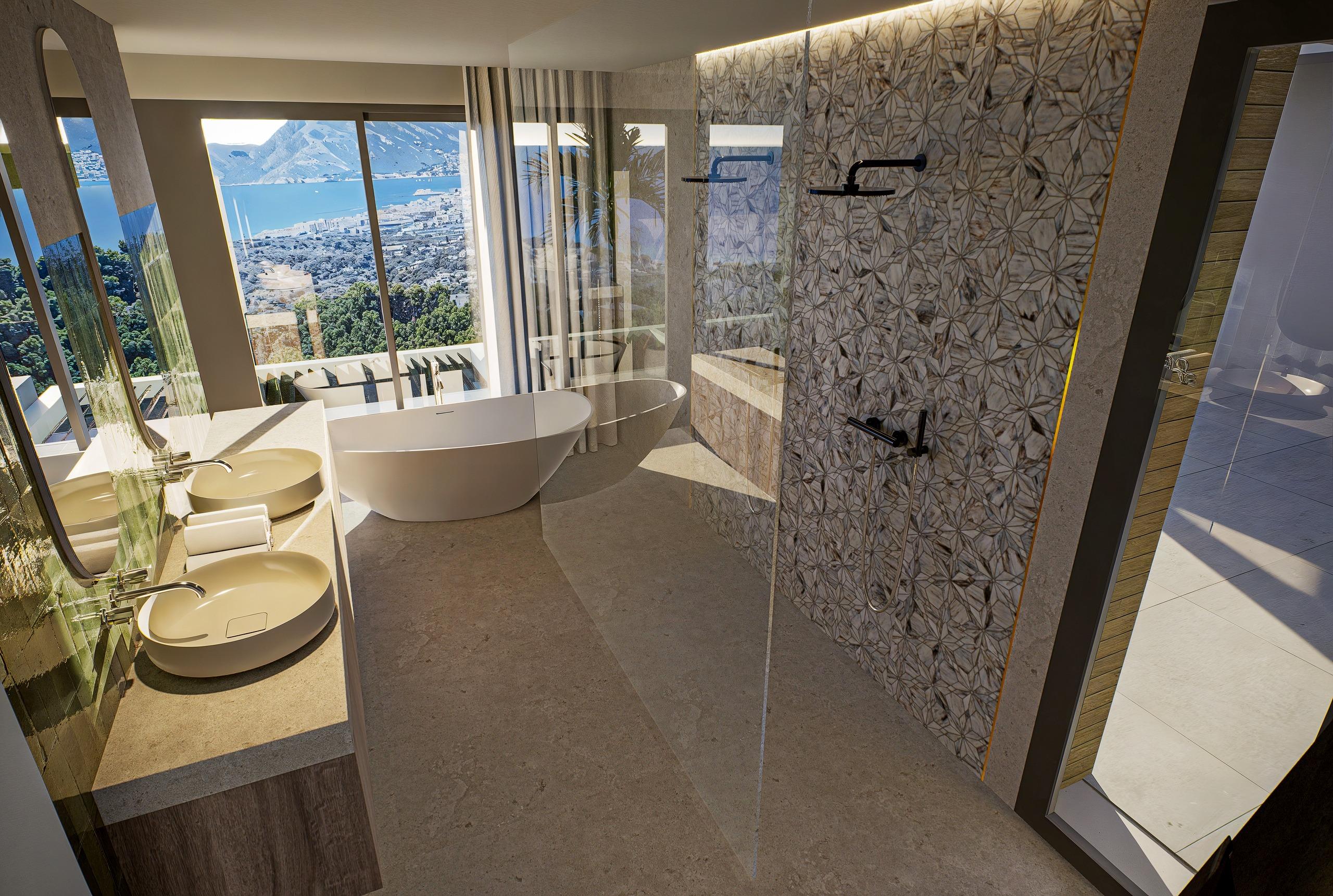 Kitchen detail in 4-bedroom new-build villa, Altea Hills