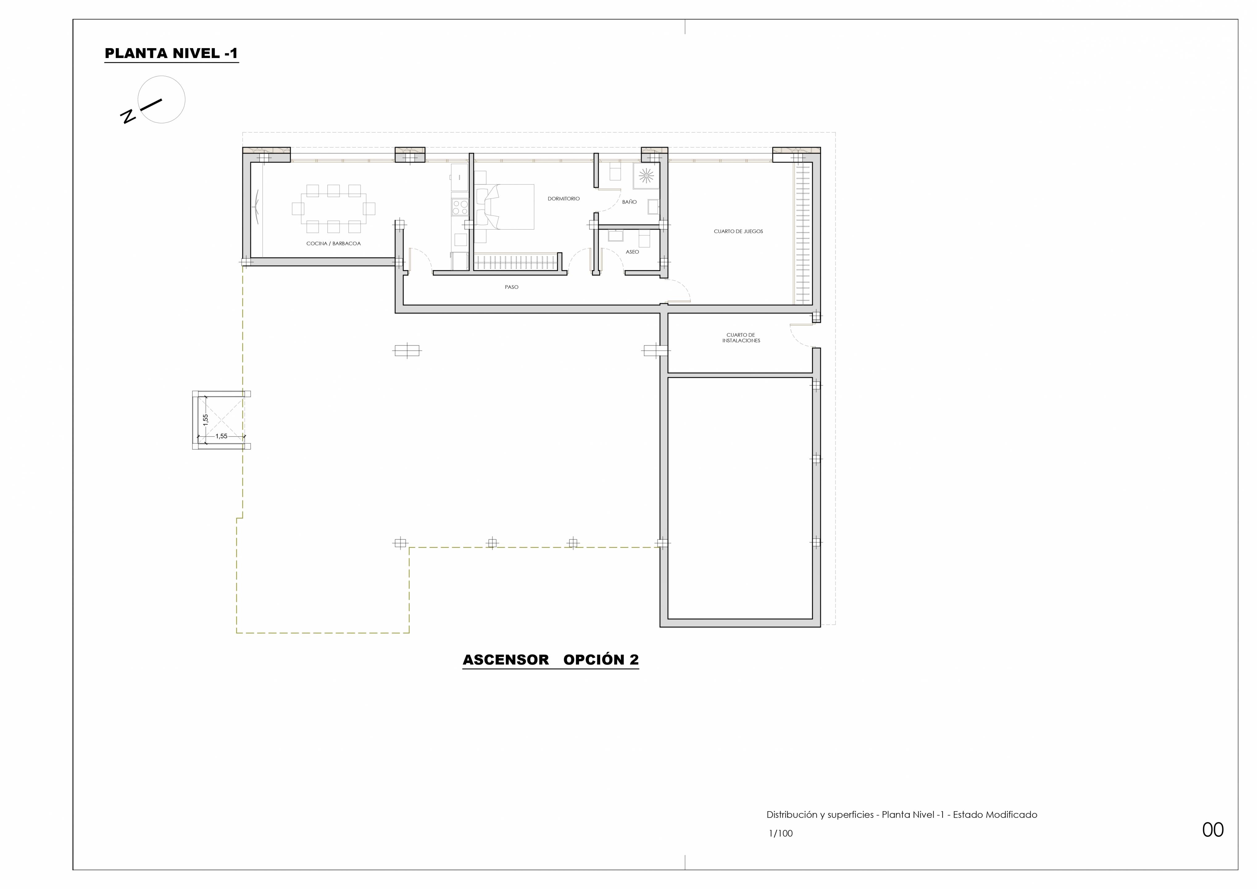 Site plan of new-build villa in Altea Hills, Altea - plot layout