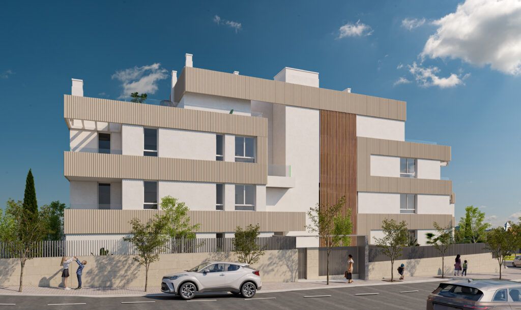 Communal pool in new-build development, Centro, Estepona