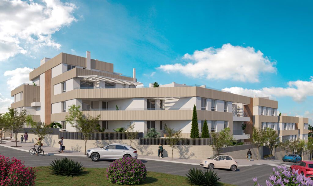 Communal pool area with surrounding decking, Centro, Estepona