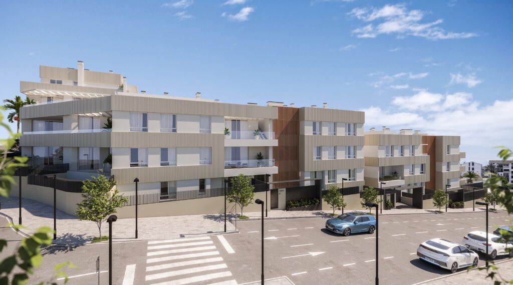Aerial or street-level view near new-build development, Centro, Estepona