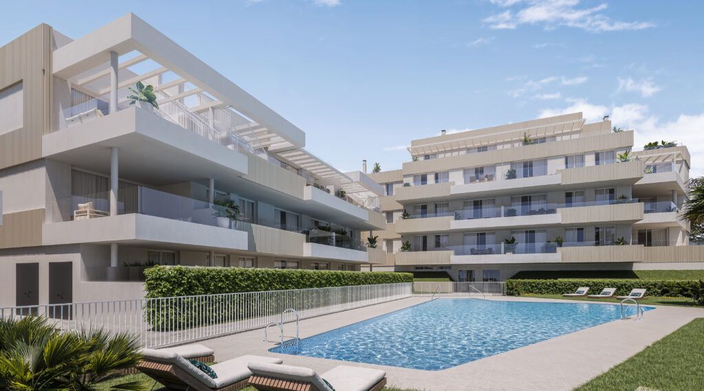 Kitchen in 2-bedroom new-build apartment, Centro, Estepona