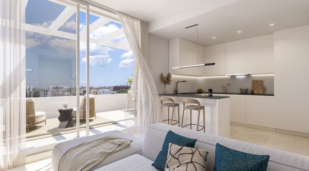 Second bathroom in 2-bedroom new-build apartment, Centro, Estepona