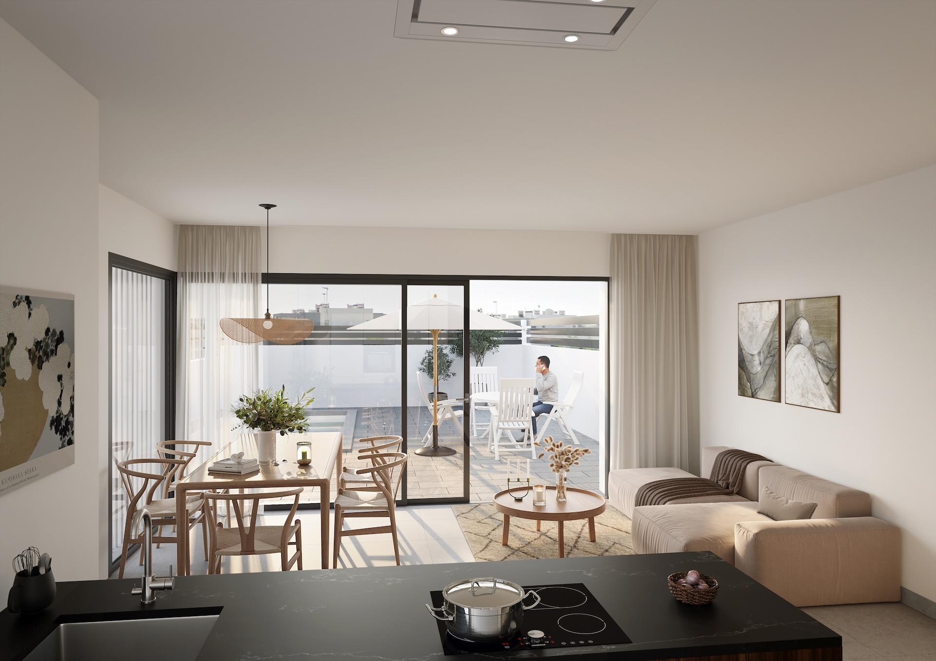 Parking area of the penthouse in Zona los Frutales, Torrevieja