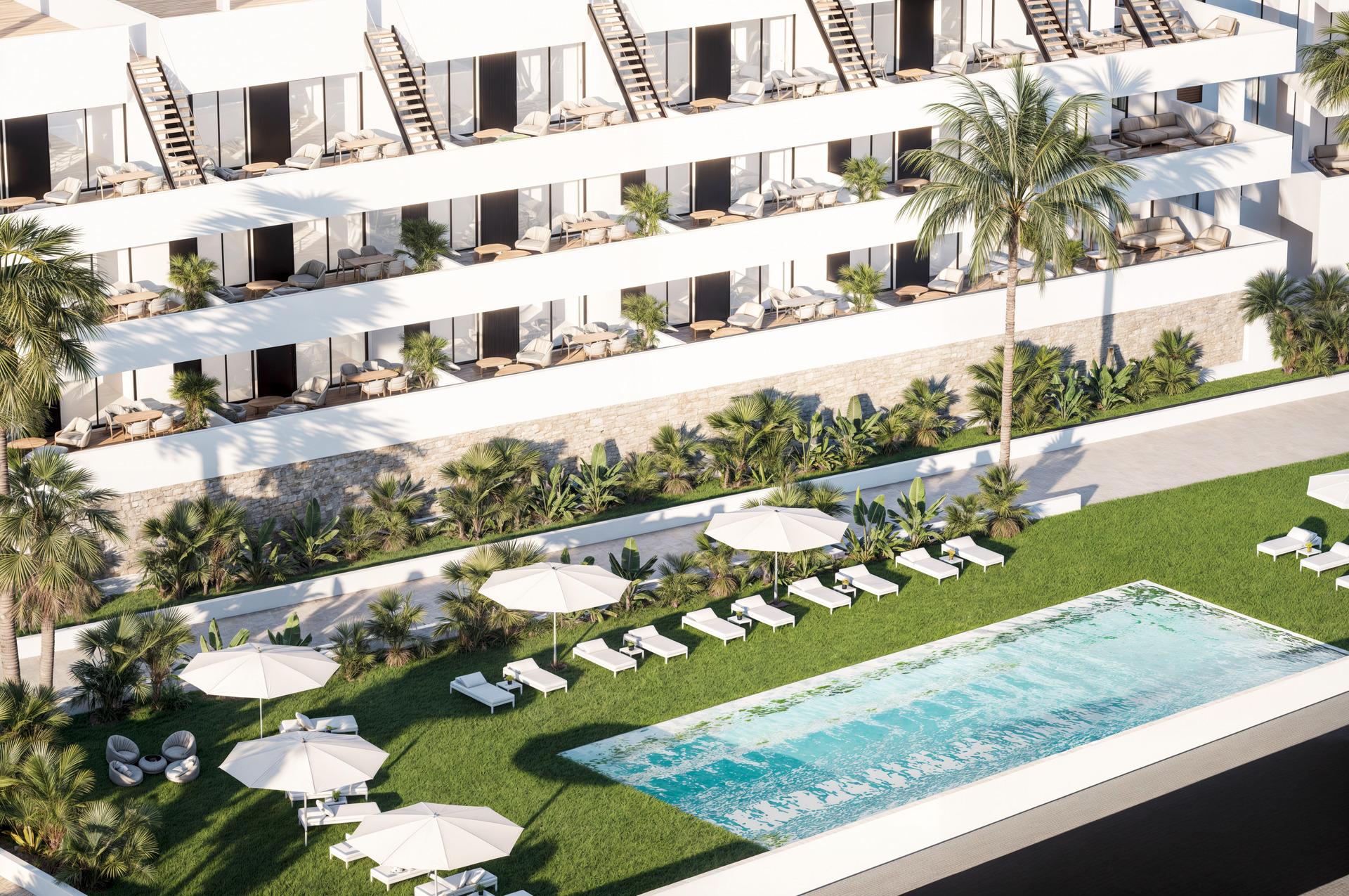 Interior view of apartment in Seascape resort, Finestrat