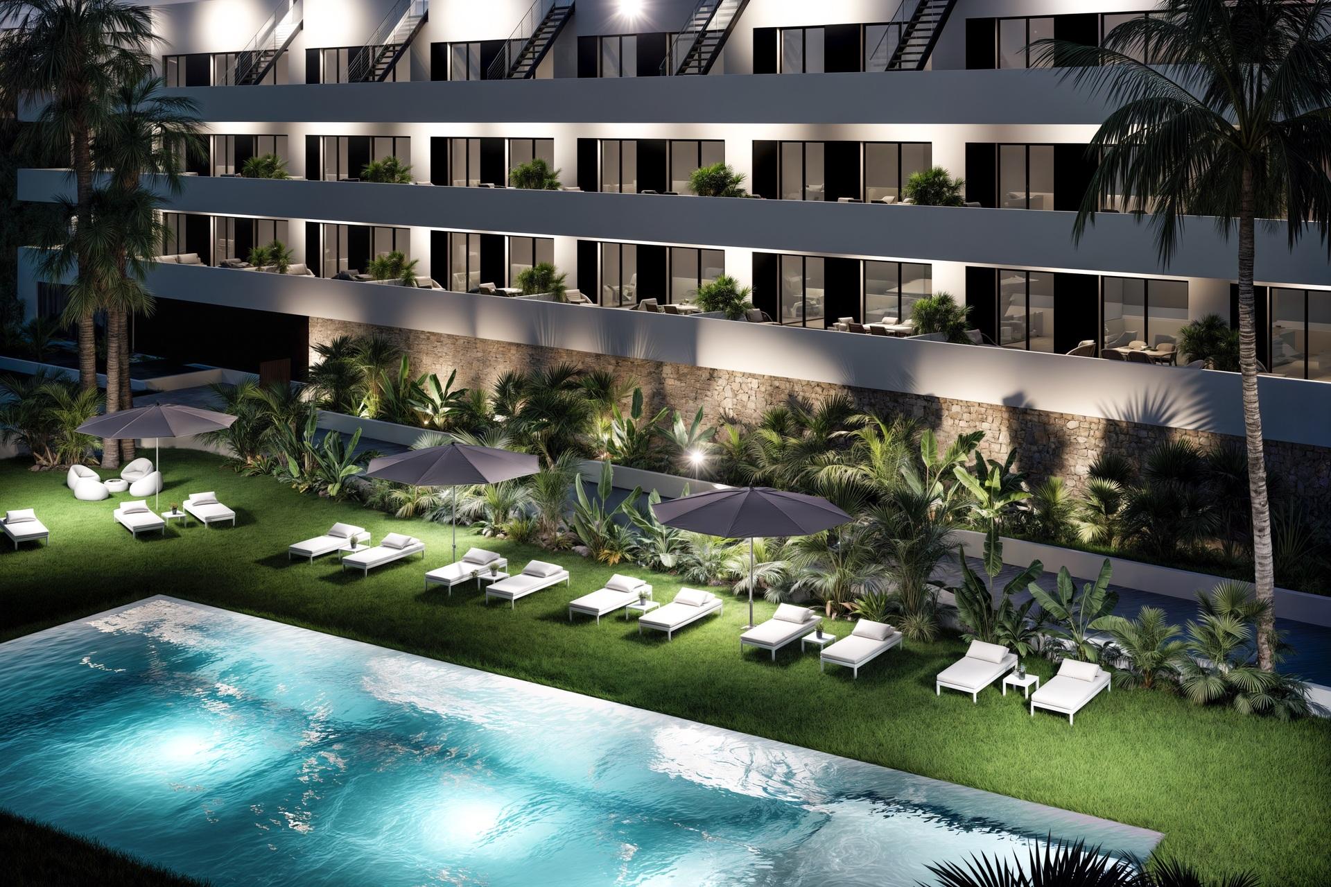 Entrance of the apartment in Seascape resort, Finestrat (view 36)