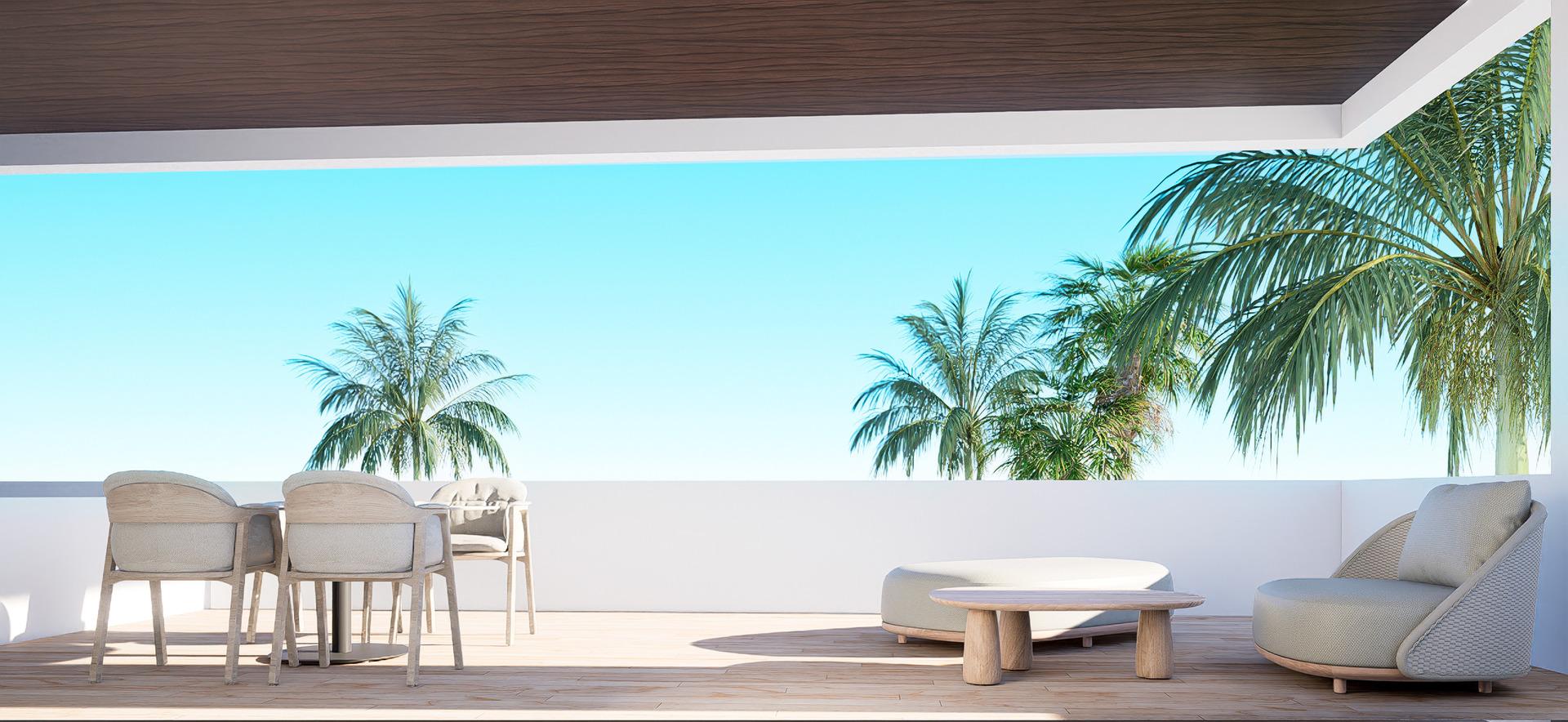 Stairwell of the apartment in Seascape resort, Finestrat (view 45)