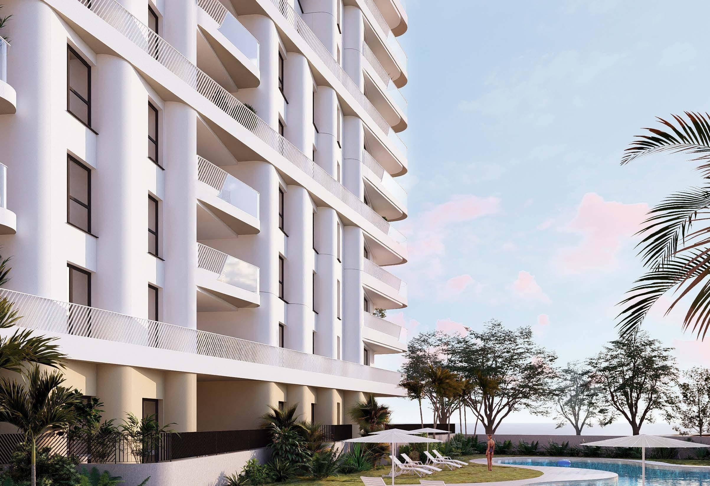 Living area in 1-bedroom apartment, Playas Del Torres, Villajoyosa