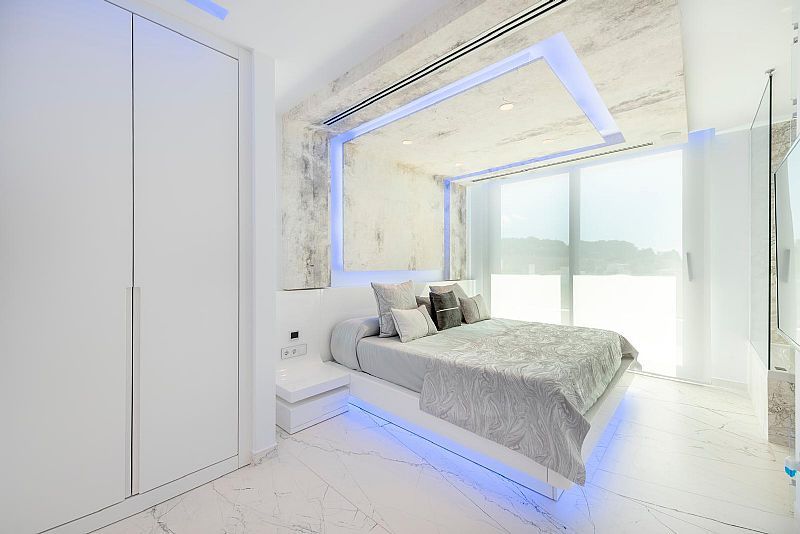 Solarium level of new-build villa, Manzanera, Calpe