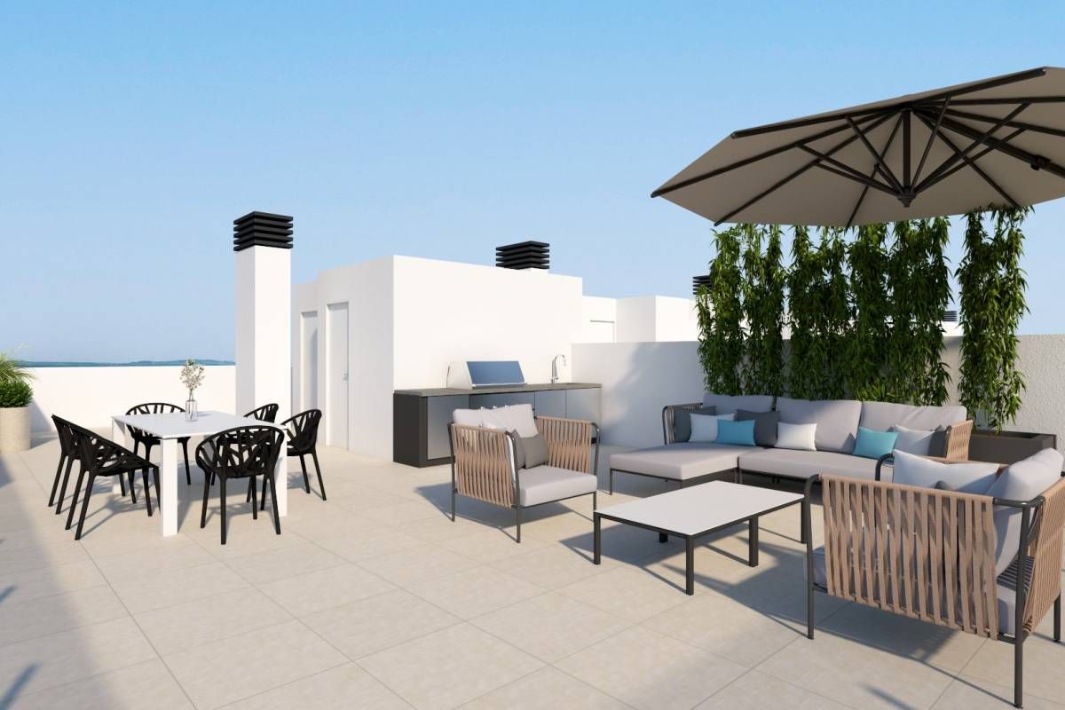 Bedroom in 3-bedroom penthouse, Tamarit