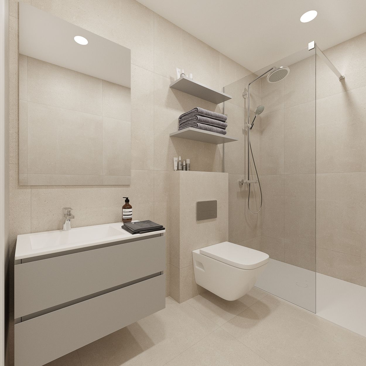 Second view of the penthouse interior, Tamarit