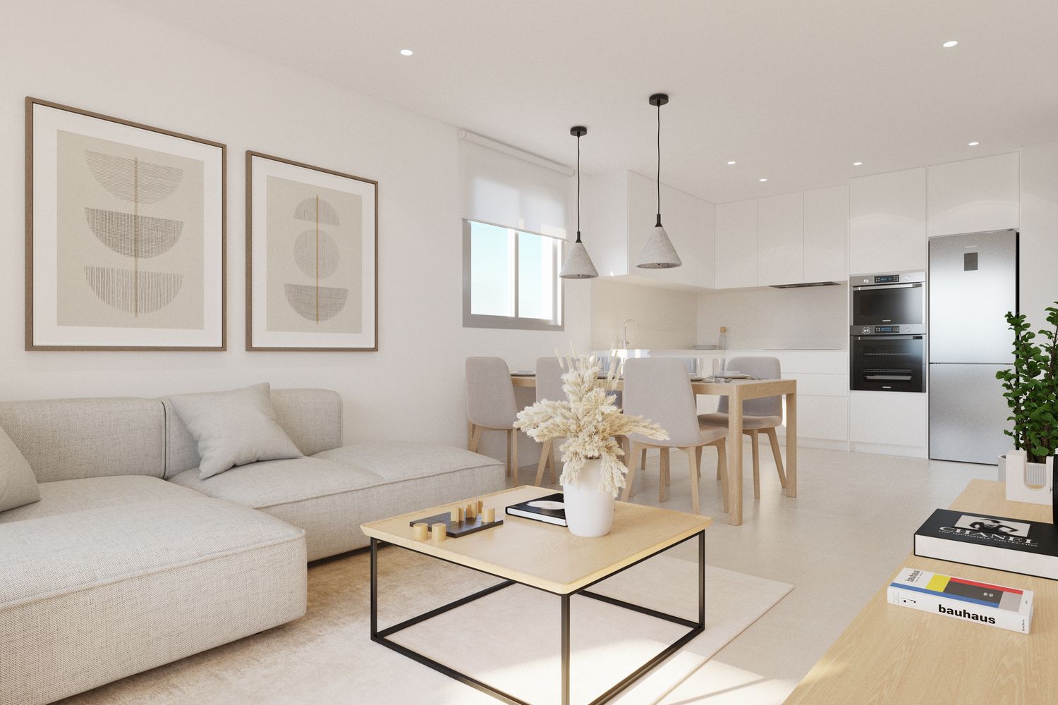 Hallway in 3-bedroom new-build apartment, Tamarit, Santa Pola