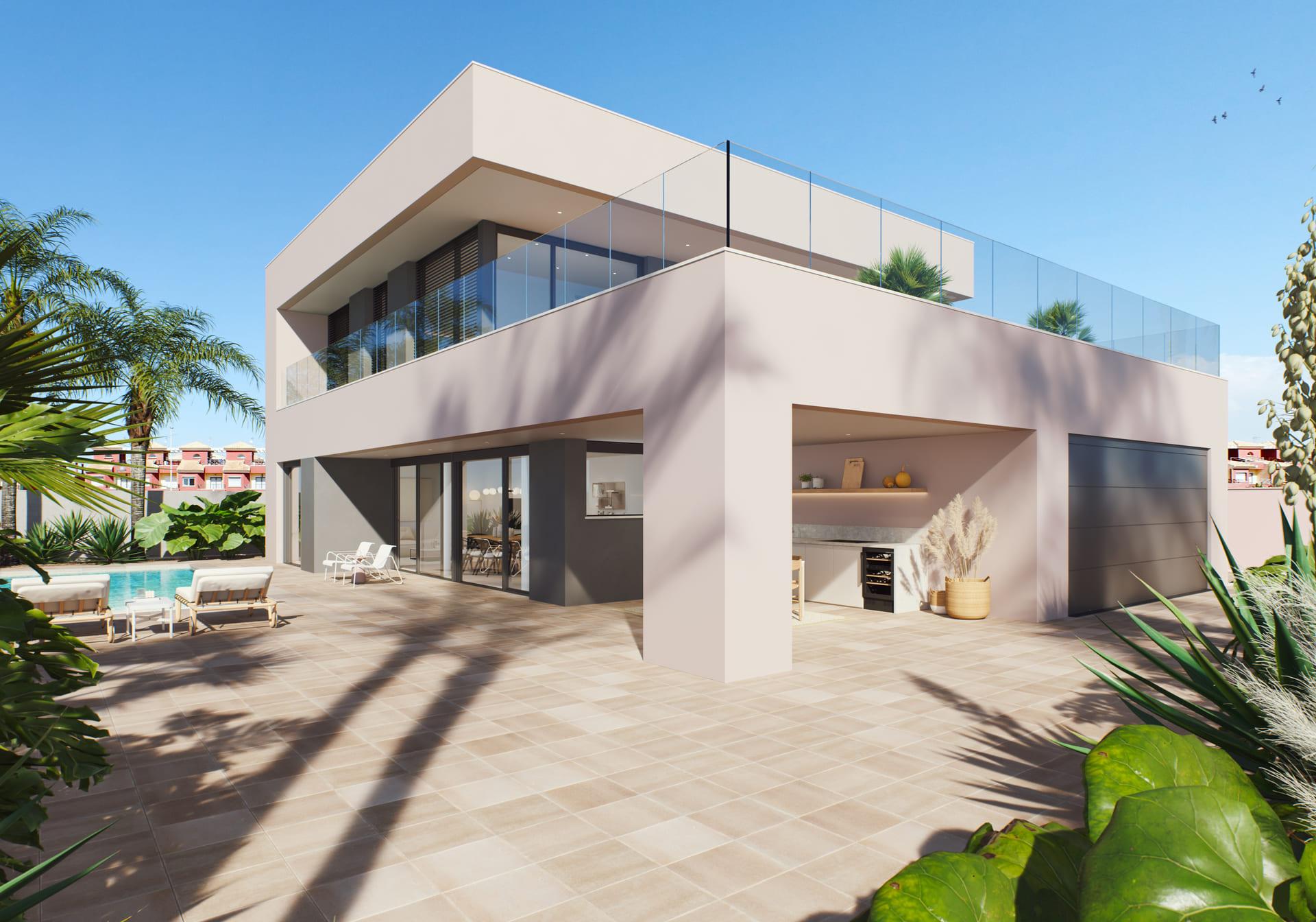 Garage or parking area in new-build villa, La Zenia