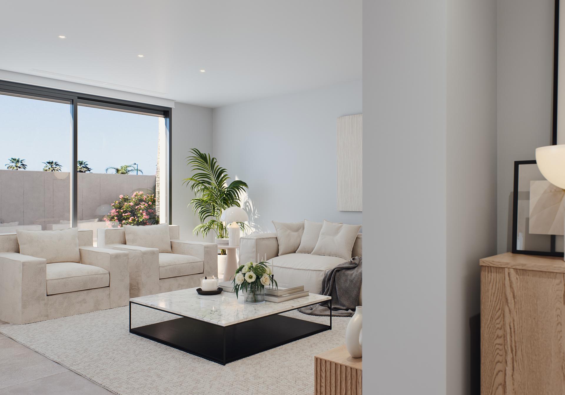 Kitchen in 5-bedroom new-build villa, La Zenia, Orihuela Costa