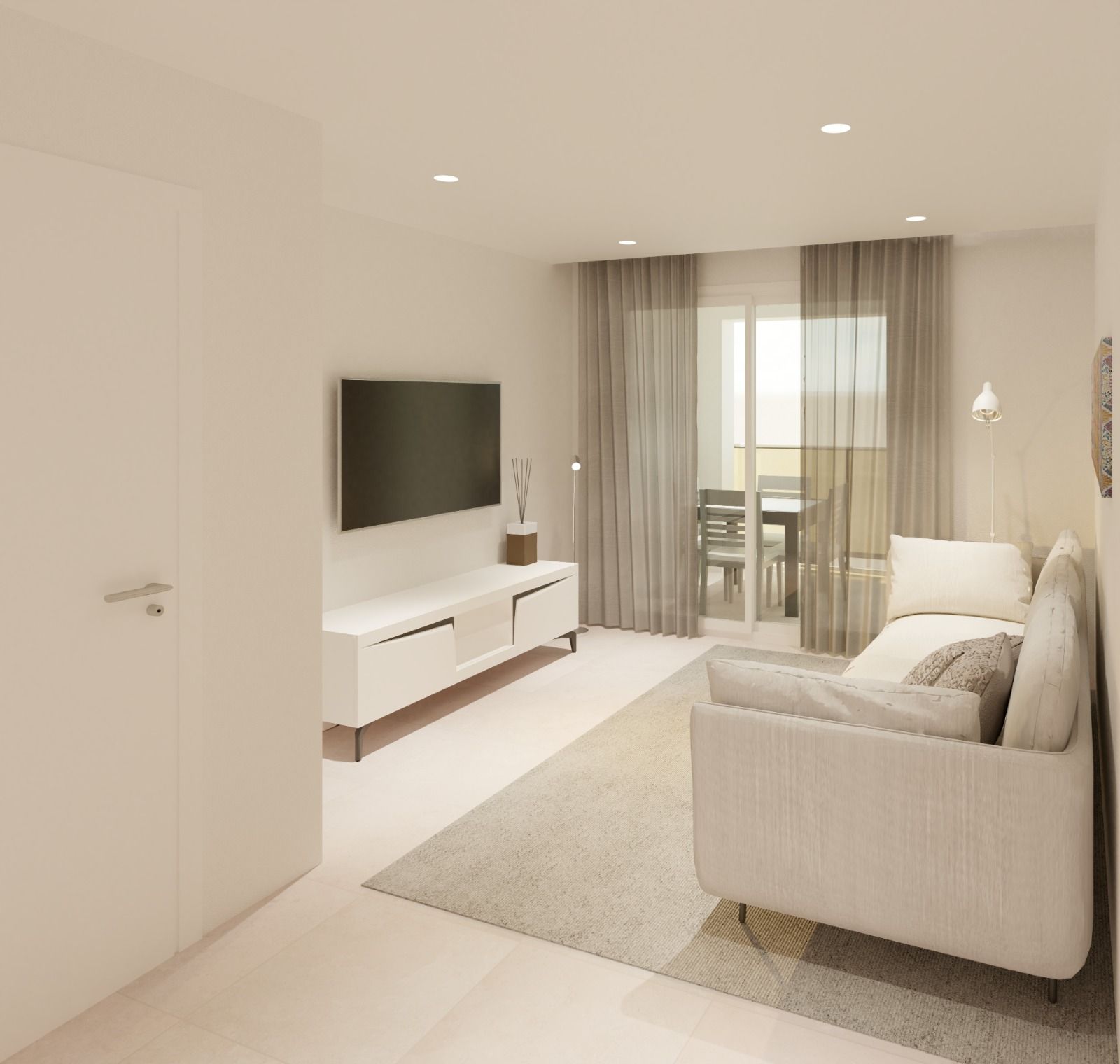 Master bedroom with terrace door