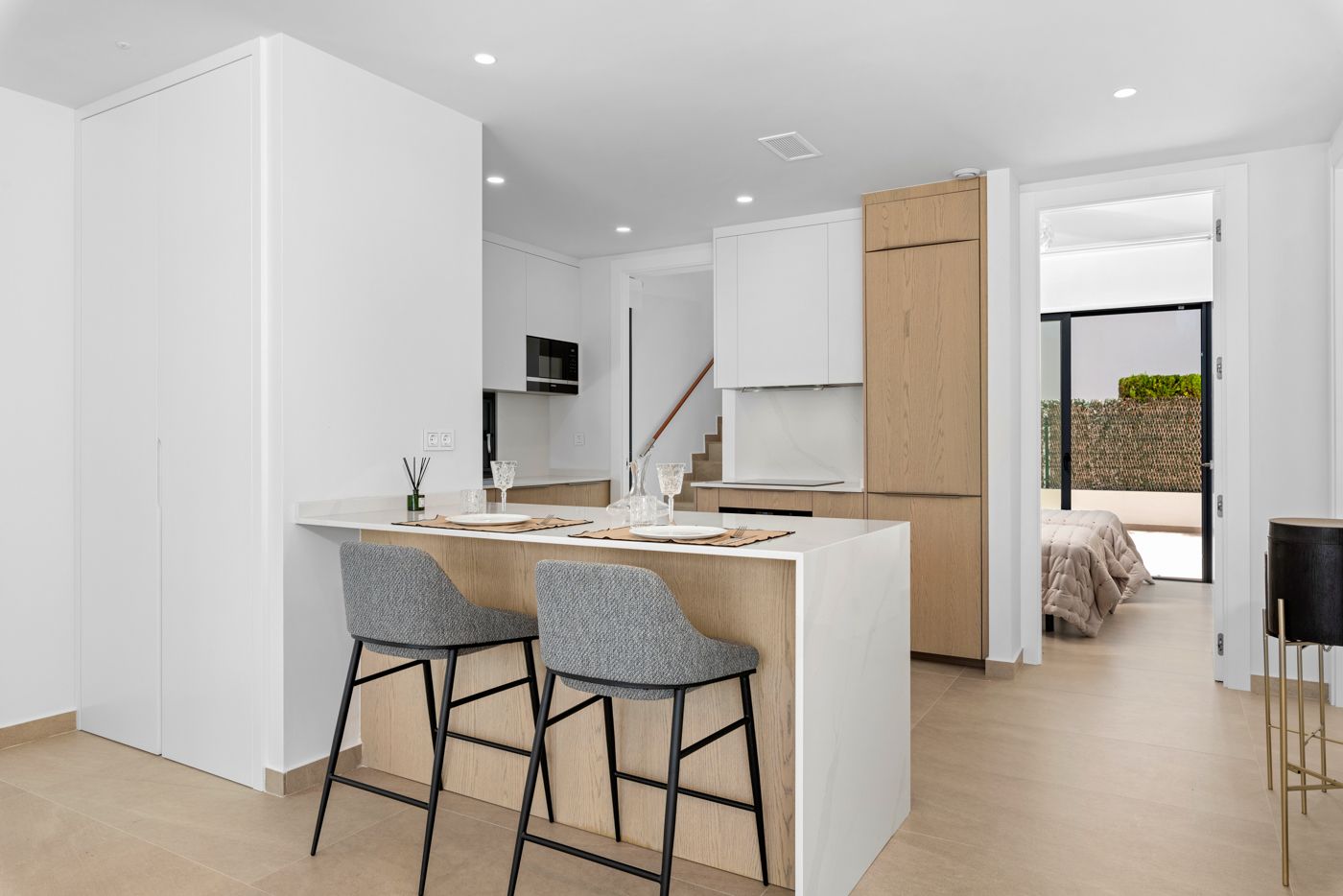 Ground floor layout view of new-build villa, Campoamor