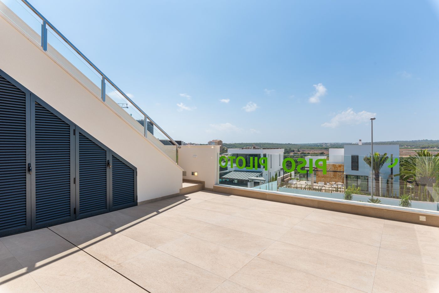 Rear exterior of 3-bedroom villa, Campoamor, Orihuela Costa