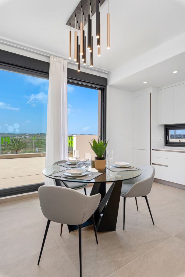 Site plan or development overview, new-build villa, Campoamor