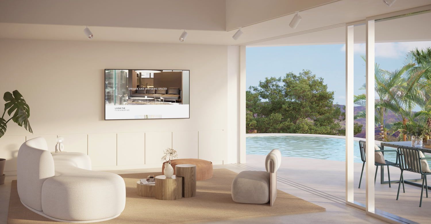 Garden area of new-build villa on 1,254m2 plot, Las Colinas Golf, Orihuela