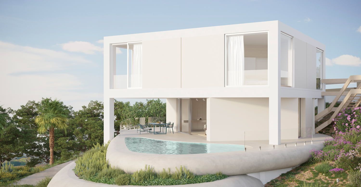 Living area in 3-bedroom new-build villa, Las Colinas Golf, Orihuela