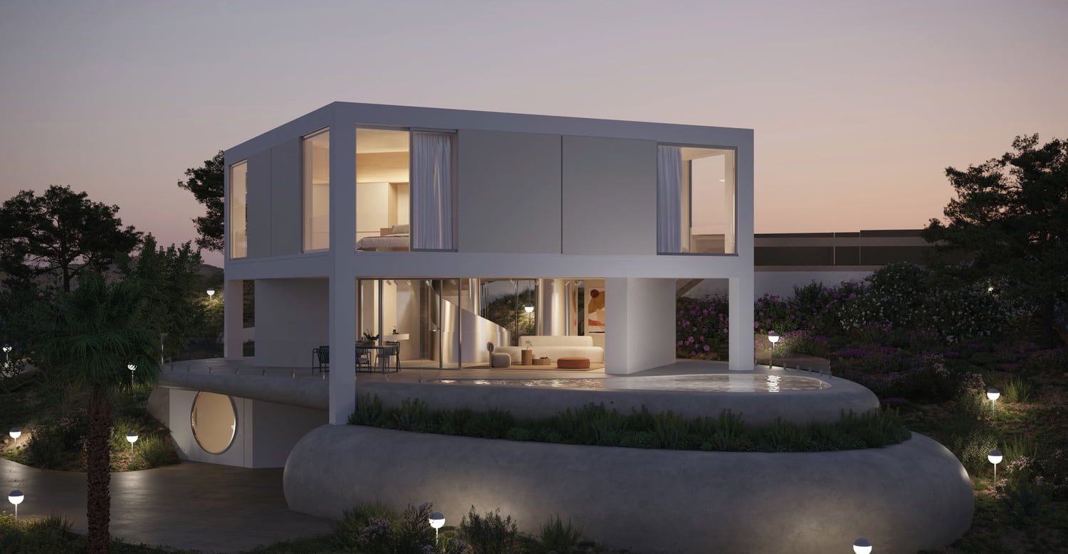 Master bedroom in 3-bedroom new-build villa, Las Colinas Golf, Orihuela
