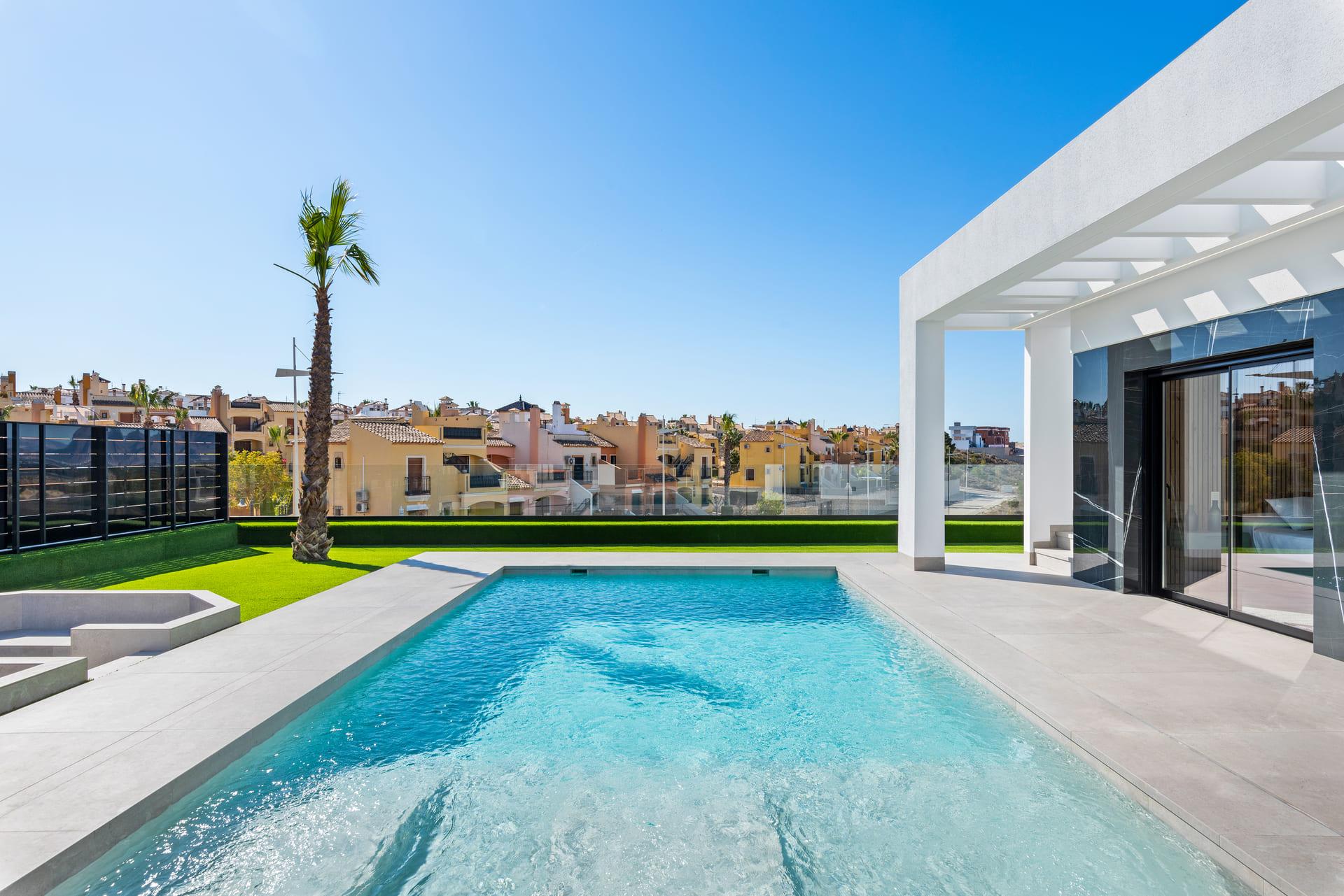 Kitchen worktops and cabinetry in new-build villa, Algorfa
