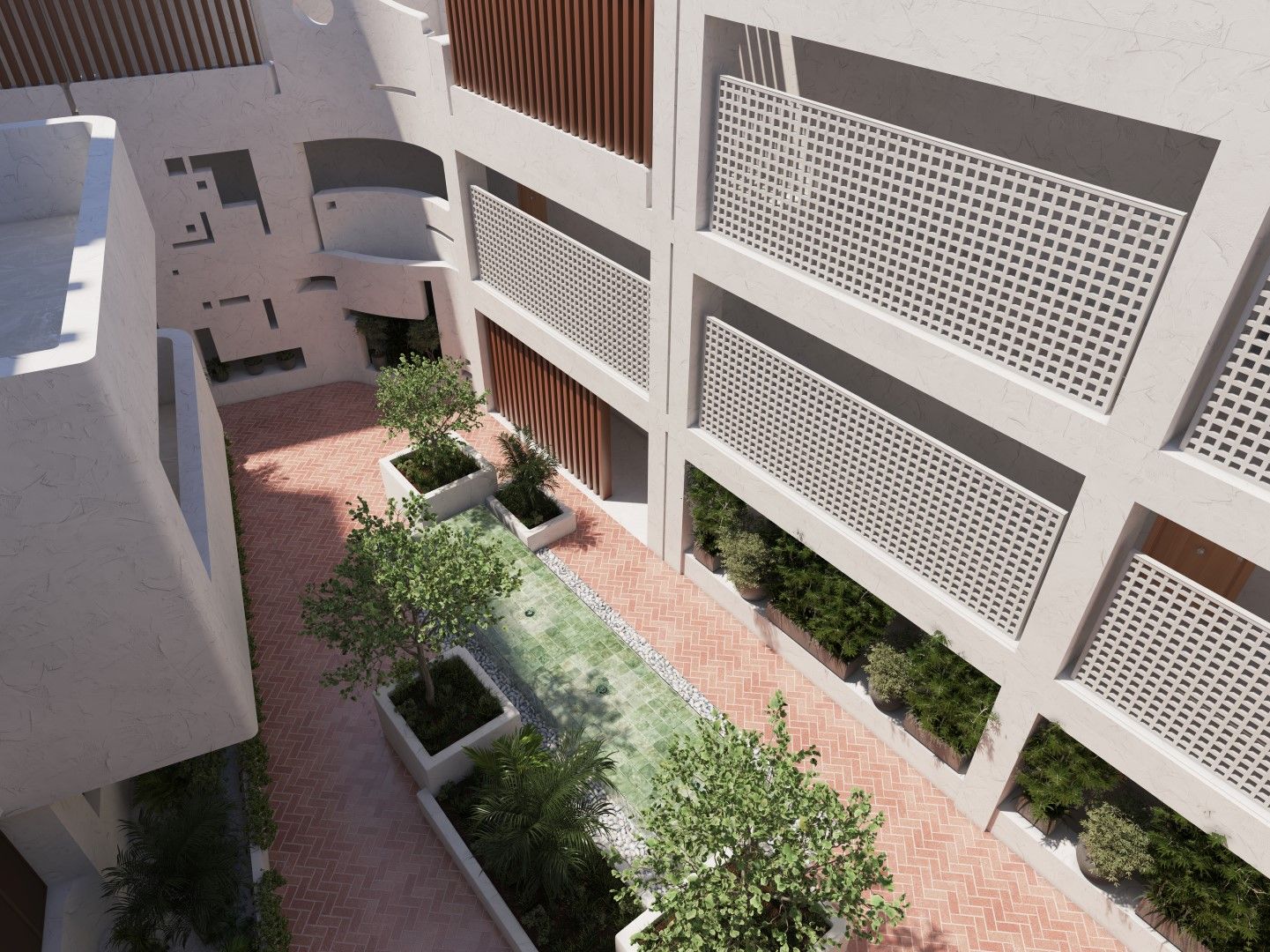 Bedroom window with natural light, new-build apartment, Benahavis