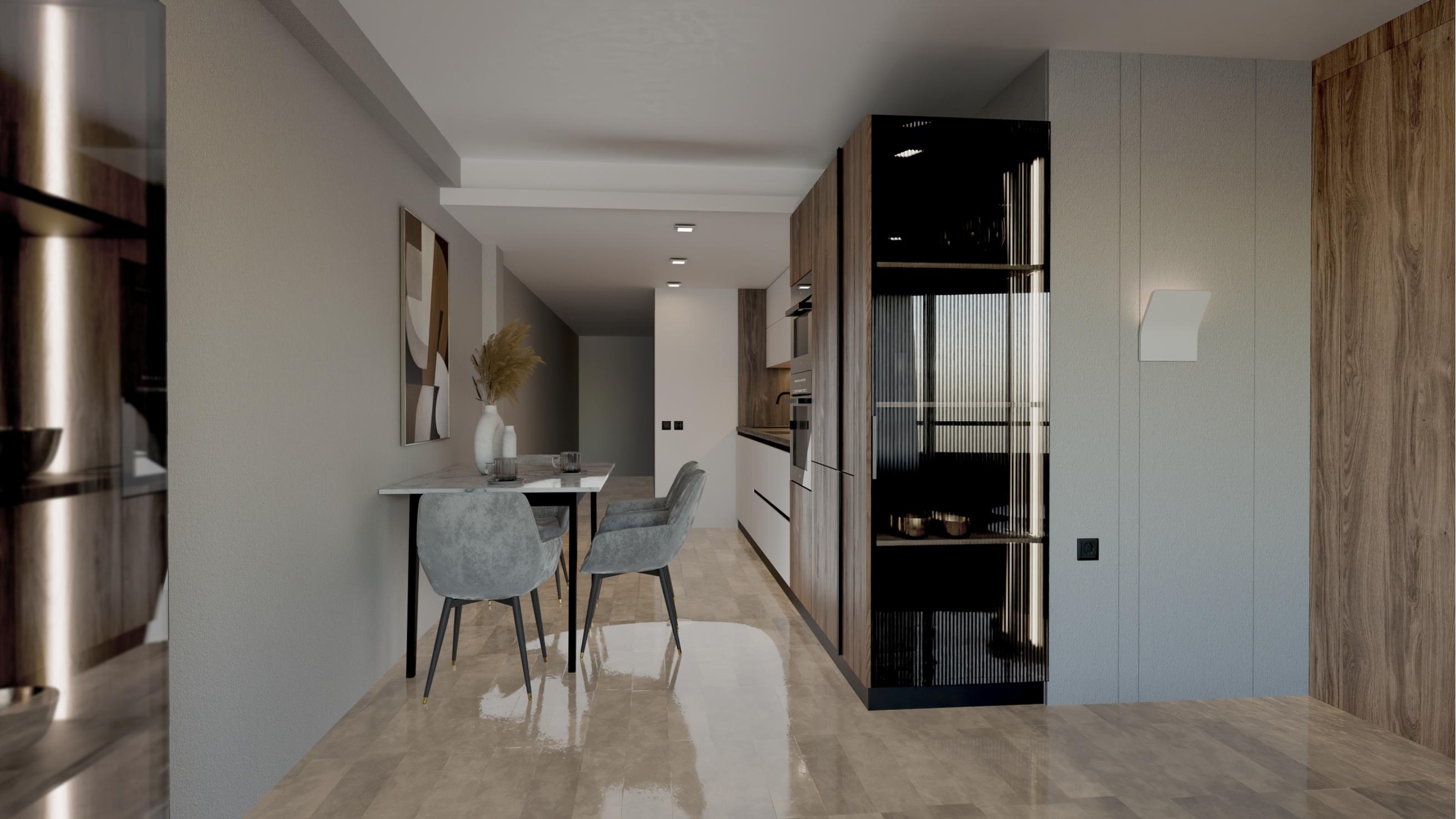 Entrance of the penthouse in Altozano, Alicante