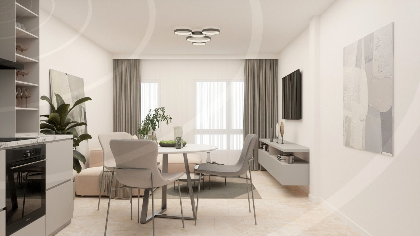 Stairwell of the penthouse in Altozano, Alicante (view 45)