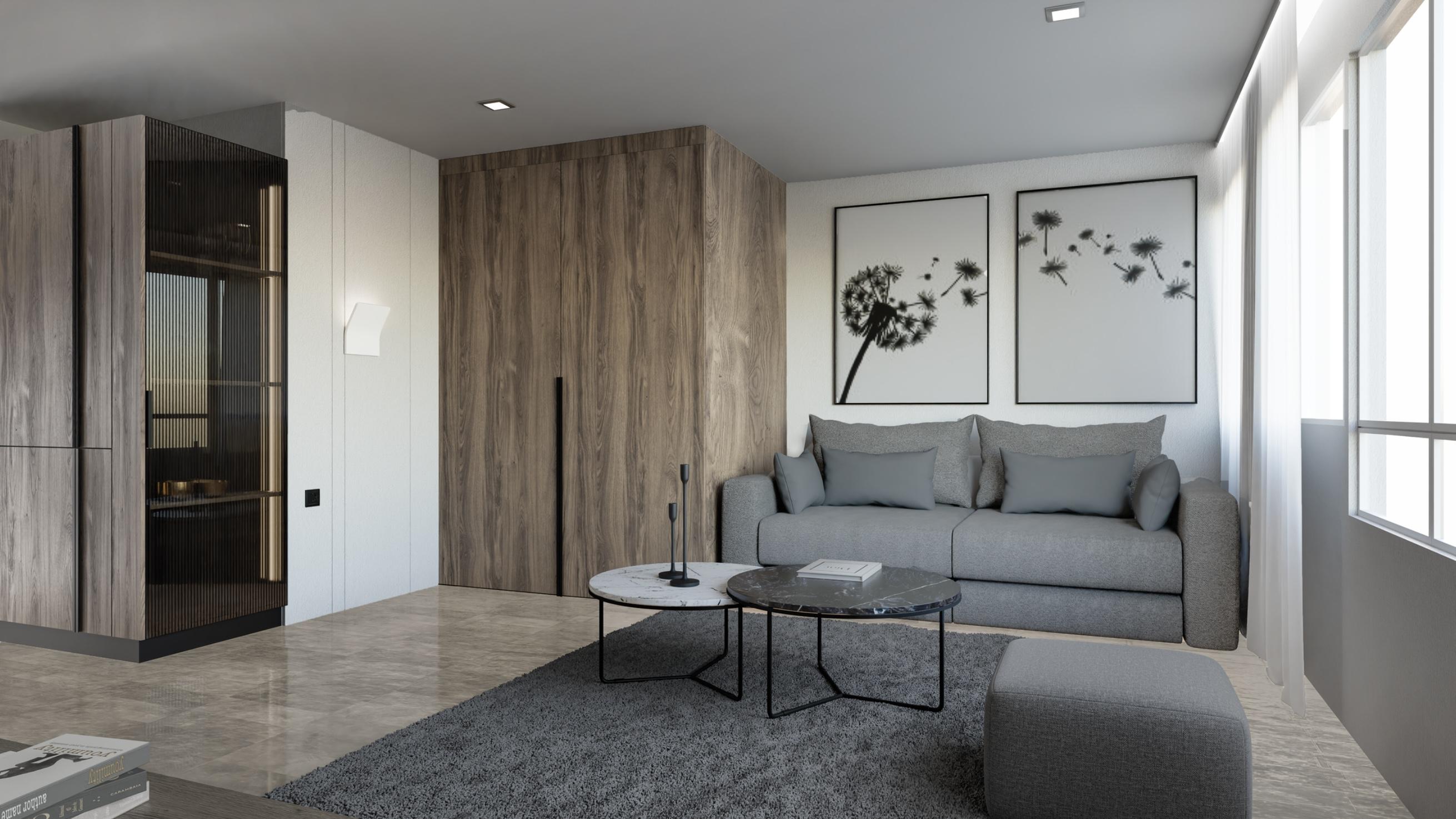 Bedroom in 2-bedroom penthouse, Altozano